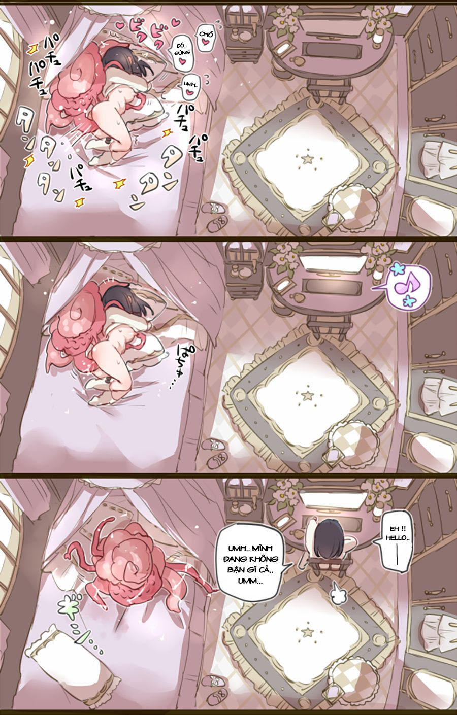 Đọc truyện hentai Ouchi de Yaru Koto Nai node Shokushu Shoukan Shite Ecchi ni Fukeru Mahou Shoujo - Oneshot