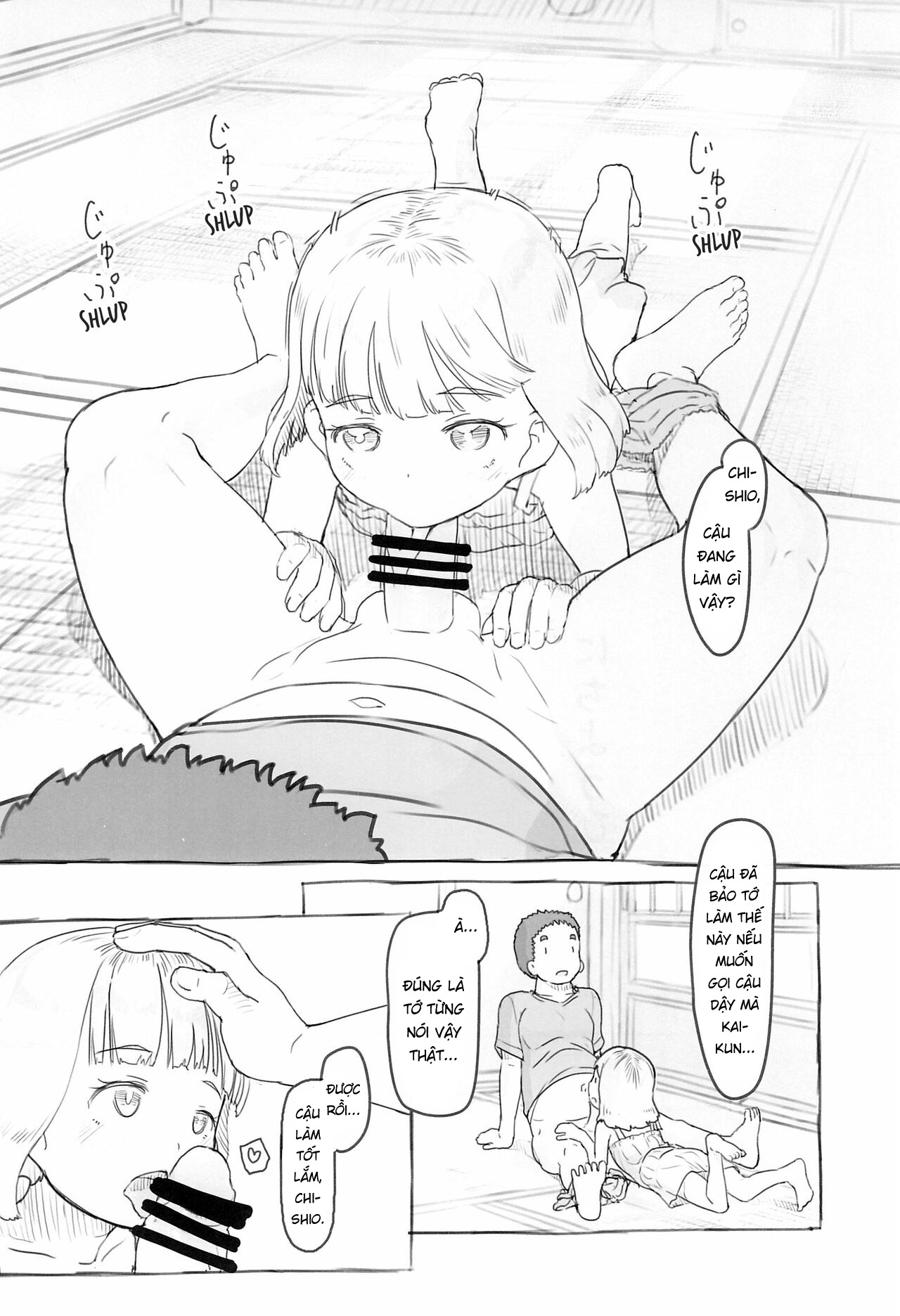 Đọc truyện hentai Sử dụng cô bạn chậm phát triển như cái bình chứa tôn - Chap 3