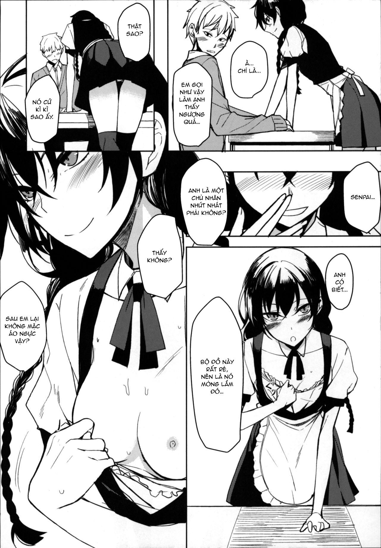 Đọc truyện hentai Kouhai-chan ni Eroi Koto Sareru Hon 6 - Chap 6
