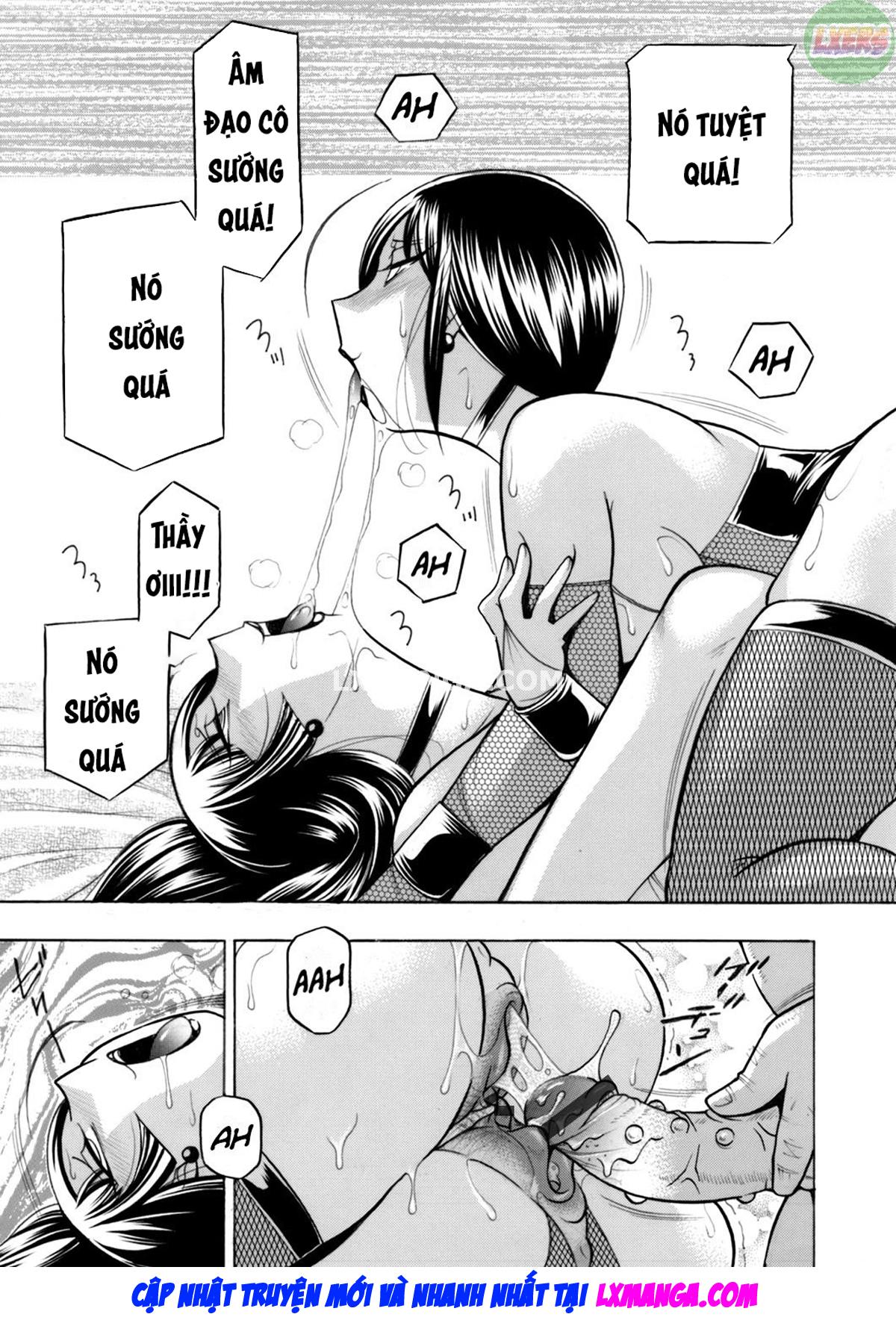 Đọc truyện hentai Nữ giáo viên dâm đãng và em học sinh may mắn - Chap 9