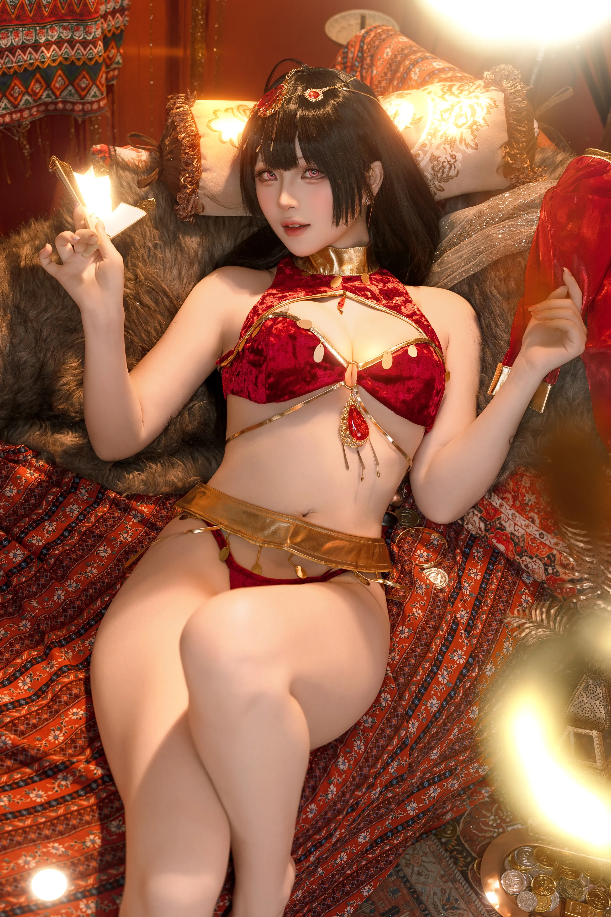 Đọc truyện hentai Tuyển tập Albums siêu phẩm Cosplay - Chap 1018 - Yuyu - Azur Lane Big Phoenix Dancer New Year Special