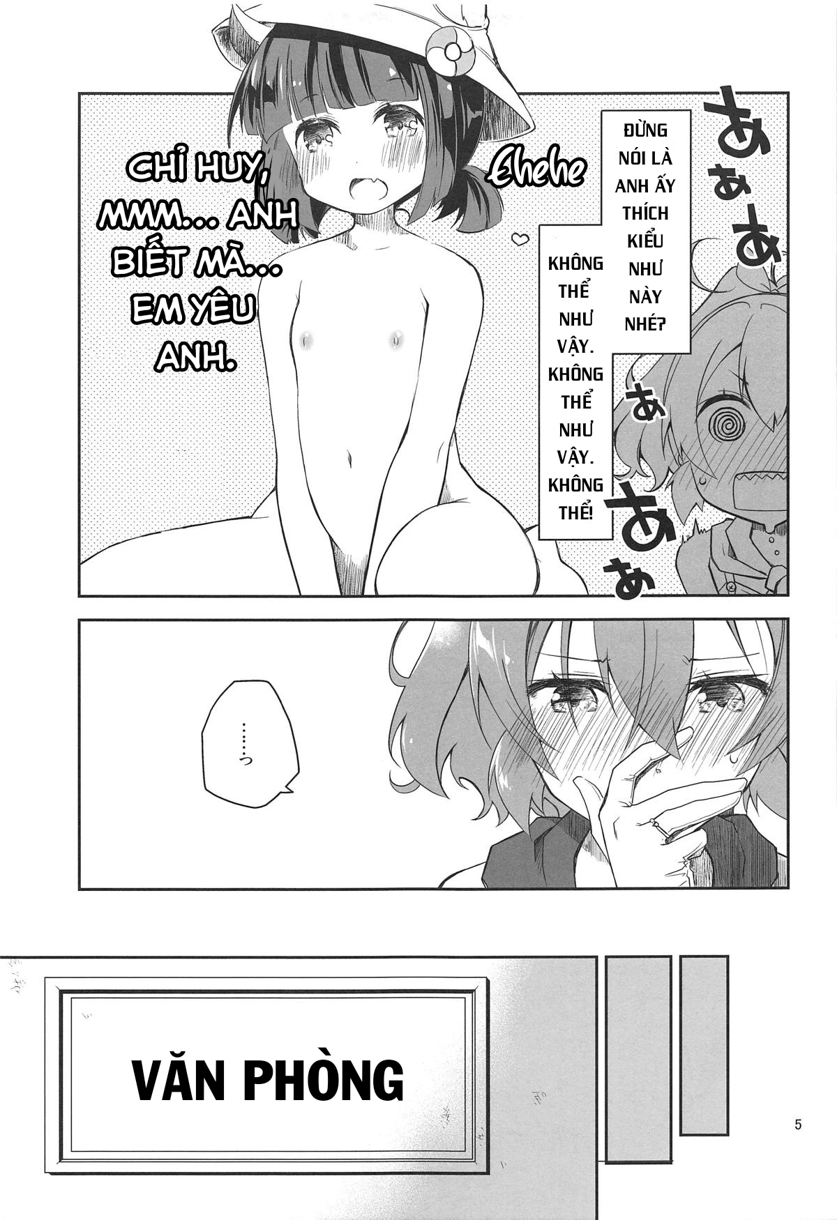 Đọc truyện hentai Mukakin Shikikan wa Javelin ni Eien no Ai o Chikau - Oneshot