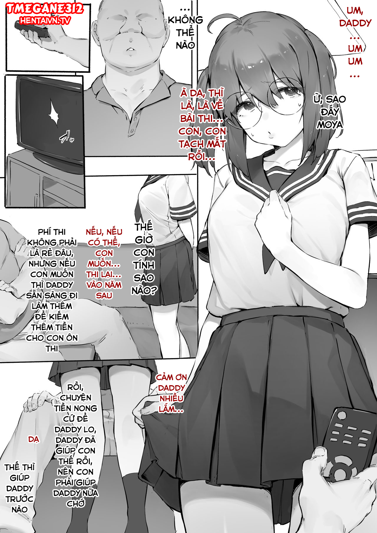 Đọc truyện hentai How To Giúp Con Gái Ôn Thi Lại Đại Học~ - Oneshot