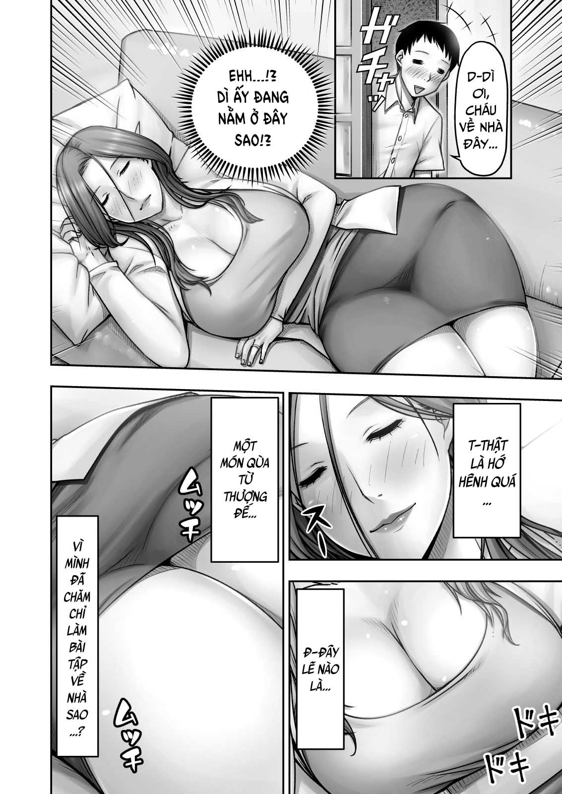 Đọc truyện hentai Akogare no Tomodachi no Okaasan ni Itazura Shitara Gyaku ni Oishiku Taberareta - Oneshot