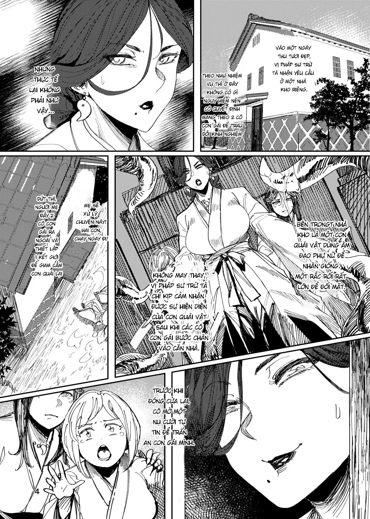 Đọc truyện hentai Kỳ công giao phối niềm vui địa ngục - Oneshot