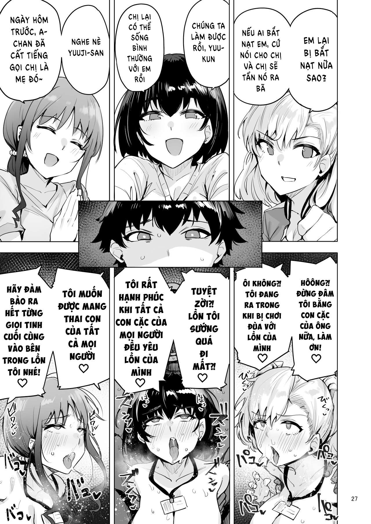 Đọc truyện hentai Nhà trọ của 3 chị em nhà nghèo phục vụ kinh doanh - Chap 4(Kết thúc)