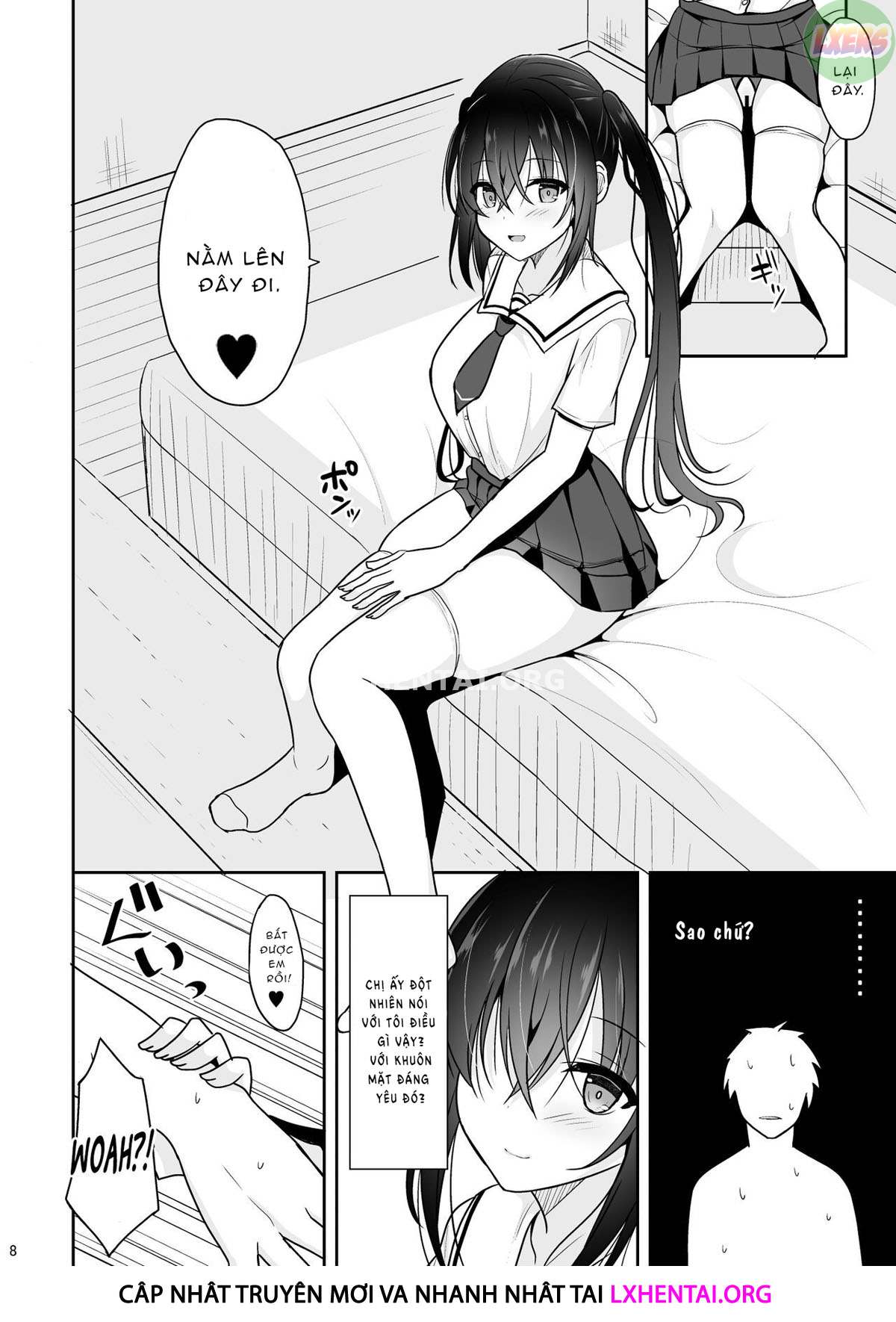 Đọc truyện hentai A Petite Senpai Who Encourages Me To Get Dirty - Oneshot