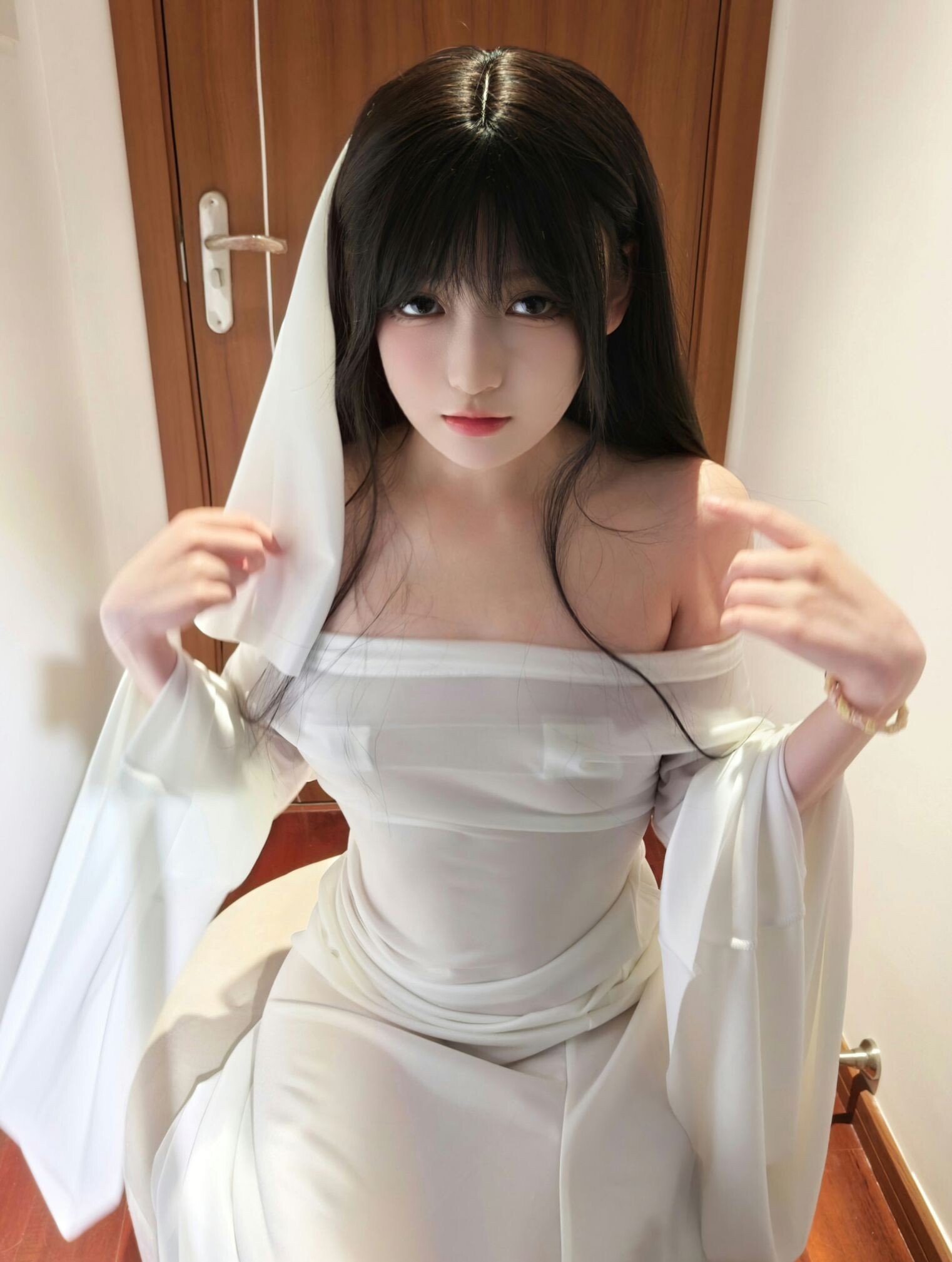 Đọc truyện hentai Tuyển tập Albums siêu phẩm Cosplay - Chap 1002 - Mysterious Pear - Ghost Girl