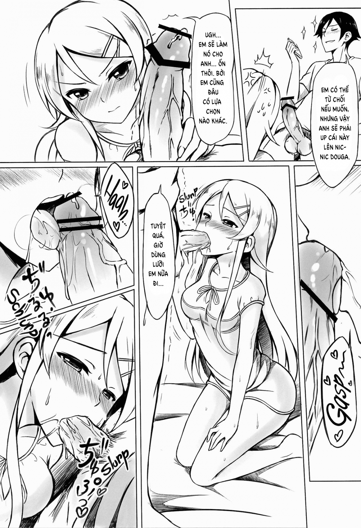 Đọc truyện hentai Anh muốn tiếp tục trêu chọc Kirino-chan! - Oneshot