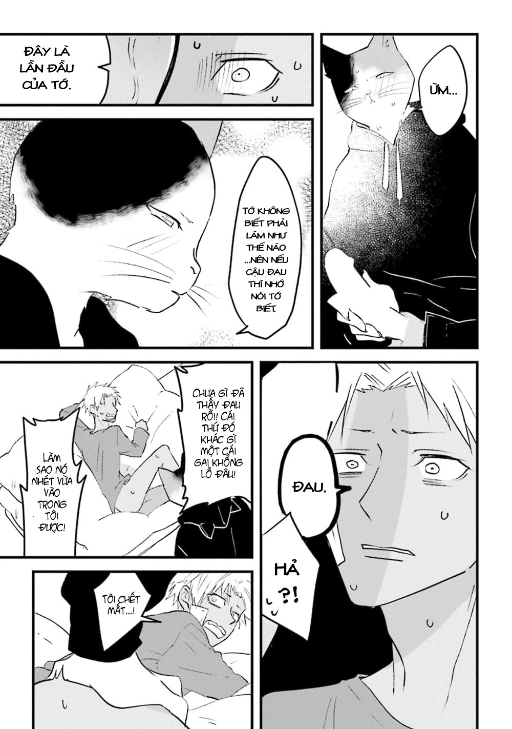 Đọc truyện hentai Trai và Mèo - Chap 4