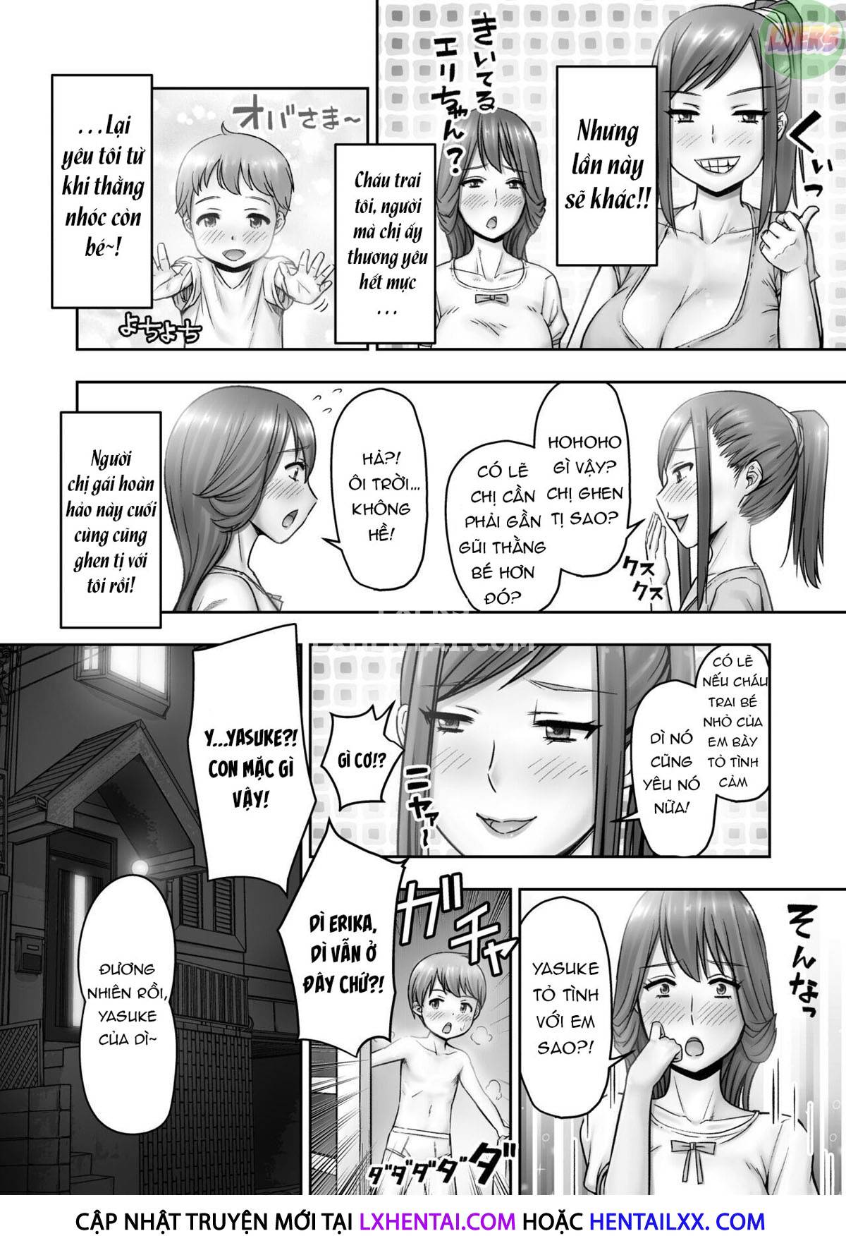 Đọc truyện hentai Giáo dục giới tính của người mẹ dâm đãng - Oneshot