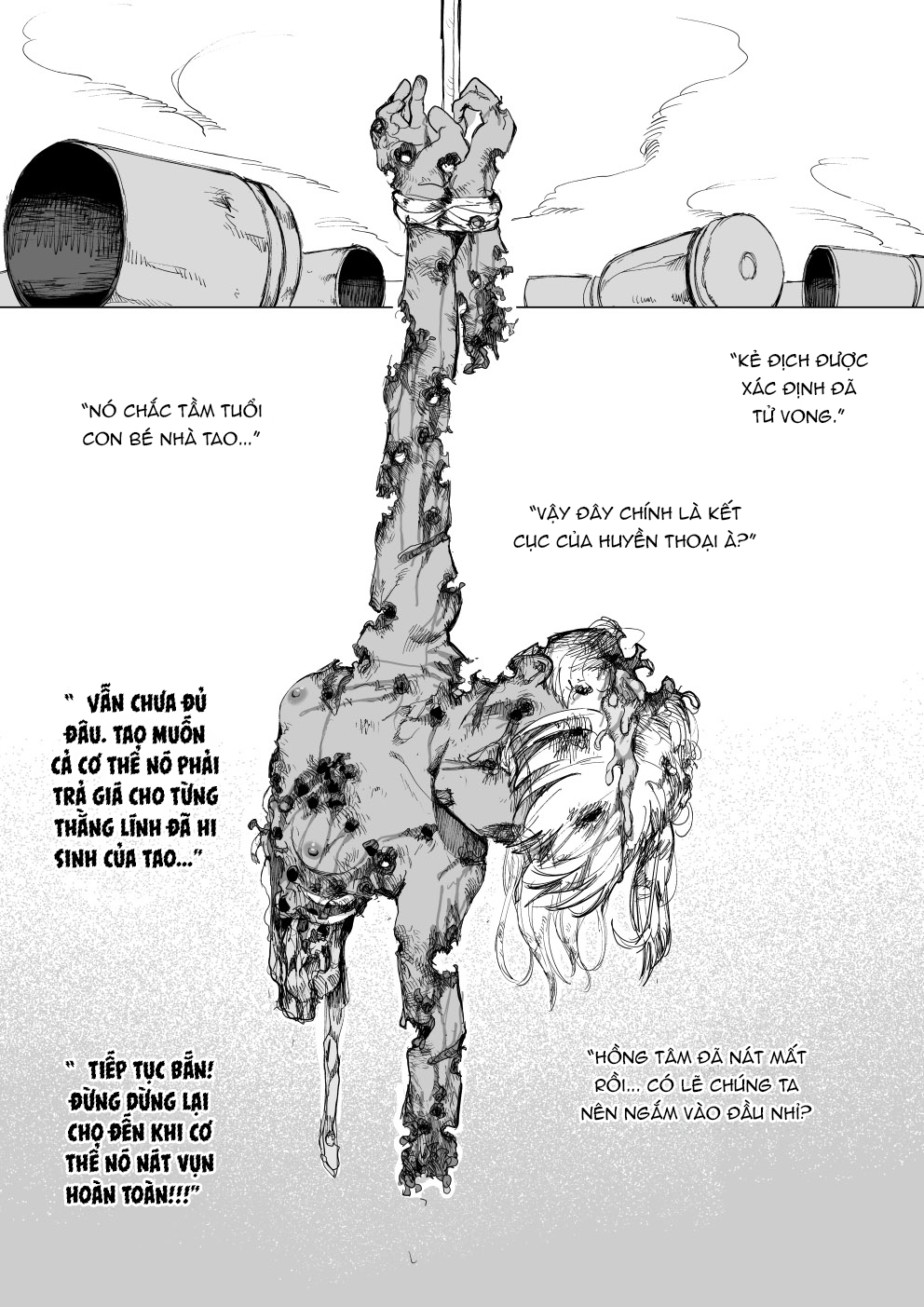 Đọc truyện hentai Tuyển Tập Truyện Ngắn Về Chiến Tranh Của Kubikiri - Bóng Ma Trên Chiến Trường - Fallen on the Battlefield - Invisible Sniper