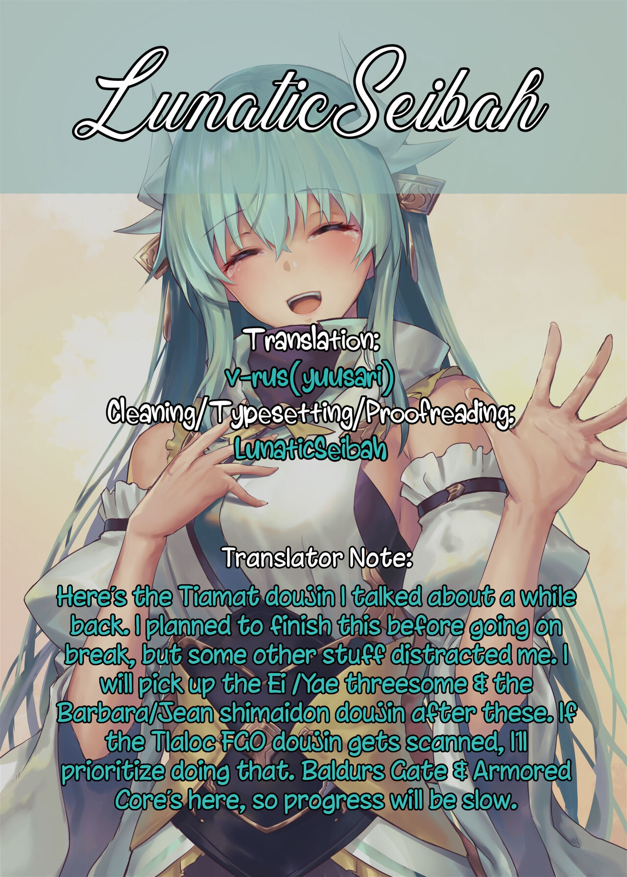 Đọc truyện hentai Tình mẫu tử của Tiamat - Oneshot