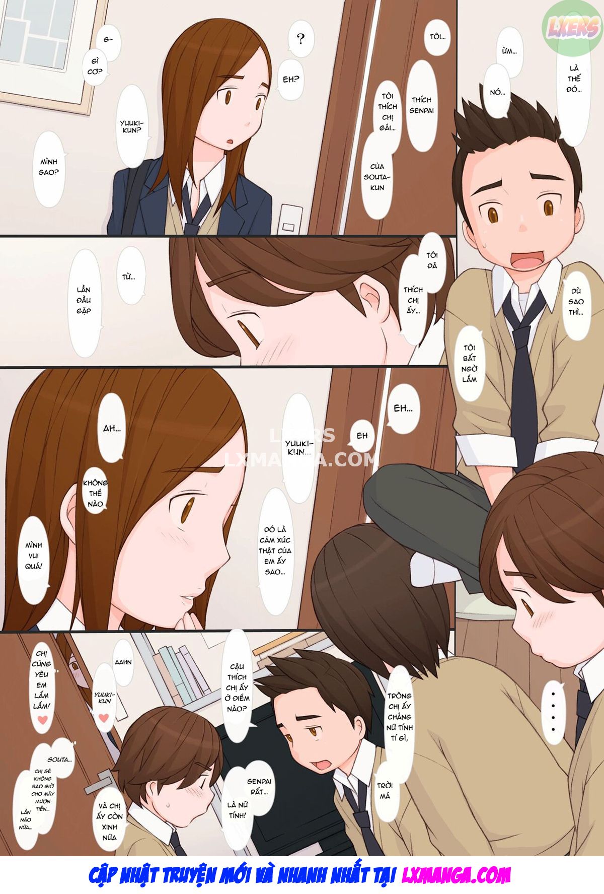 Đọc truyện hentai Chị gái lừa cậu em trai liếm lồn - Oneshot