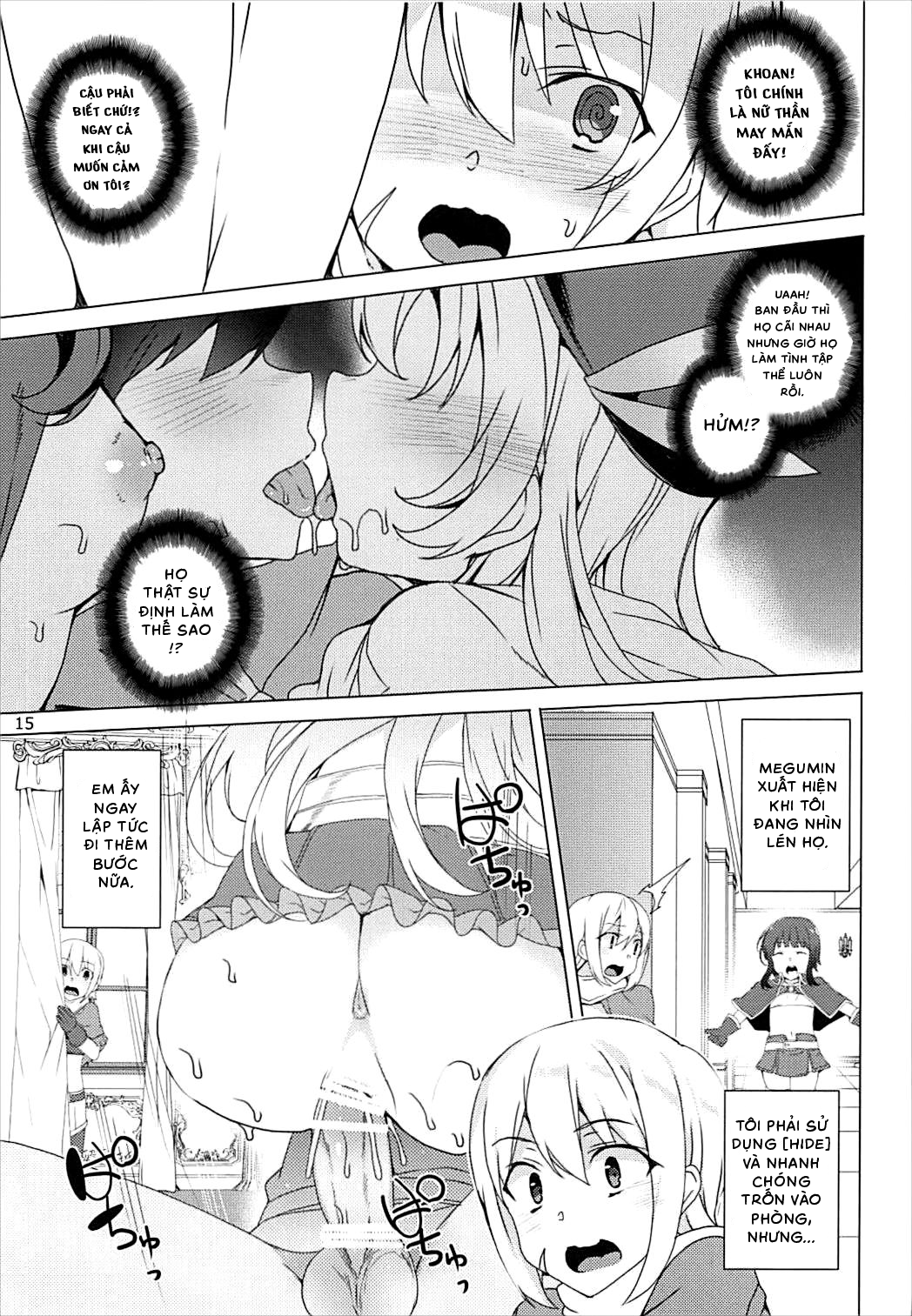 Đọc truyện hentai Kìa! Băng trộm của Megumin tái xuất! - Oneshot