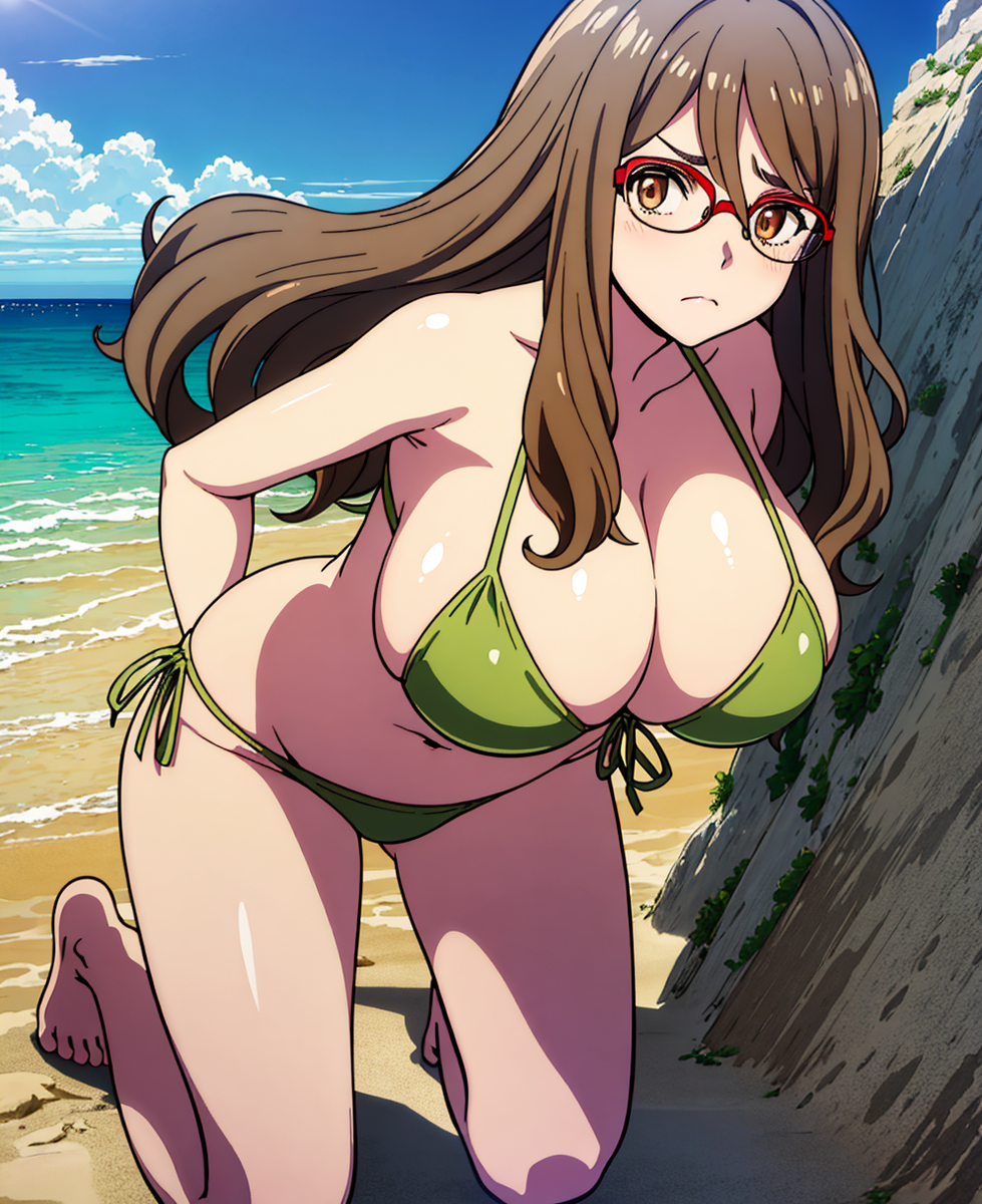 Đọc truyện hentai Tuyển tập Albums Art hentai - Chap 238 - Big Tits Bikini Mizuki