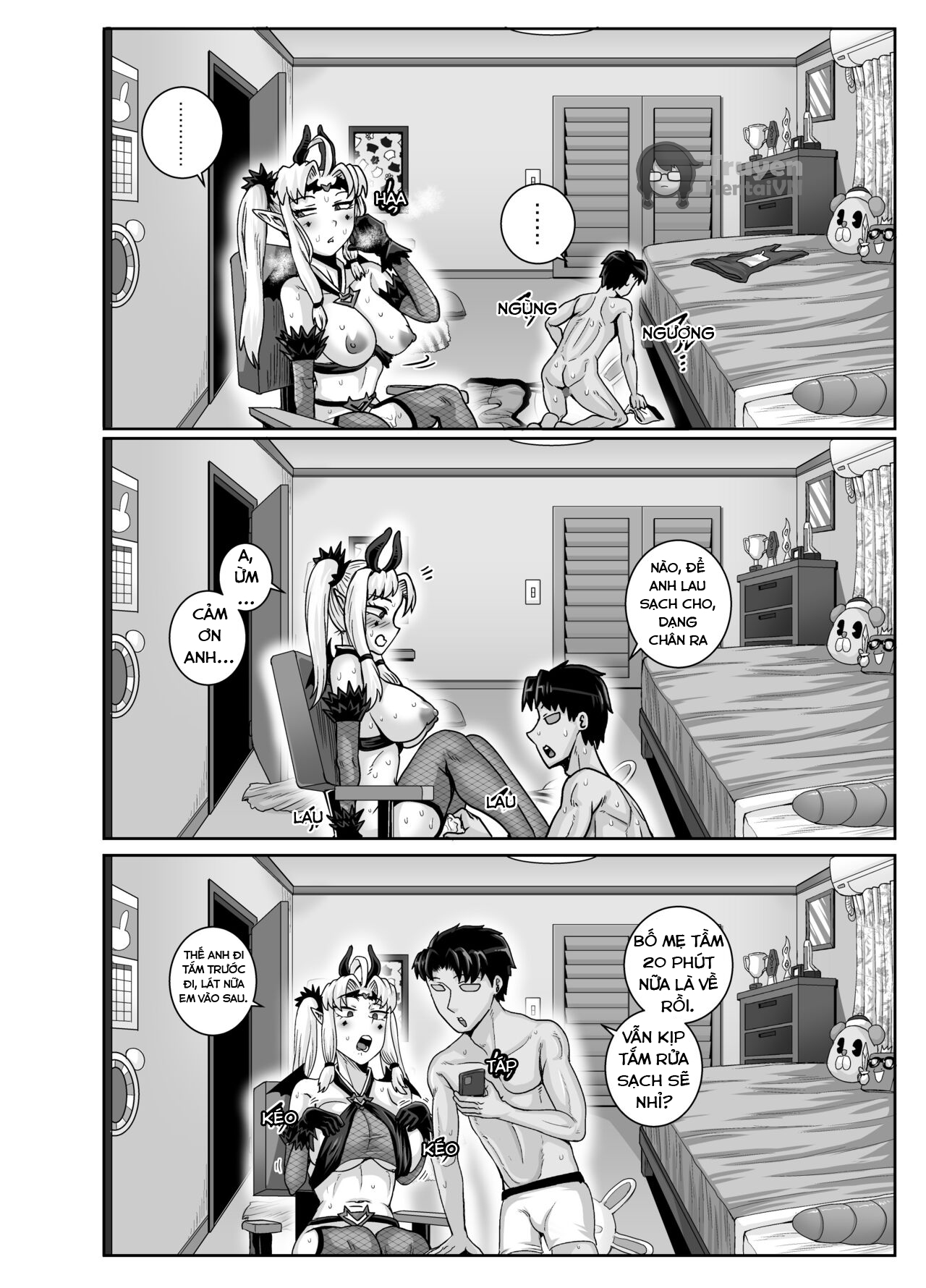 Đọc truyện hentai Dạy dỗ con em gái phiền phức này bằng cá chà bặc - Chap 3