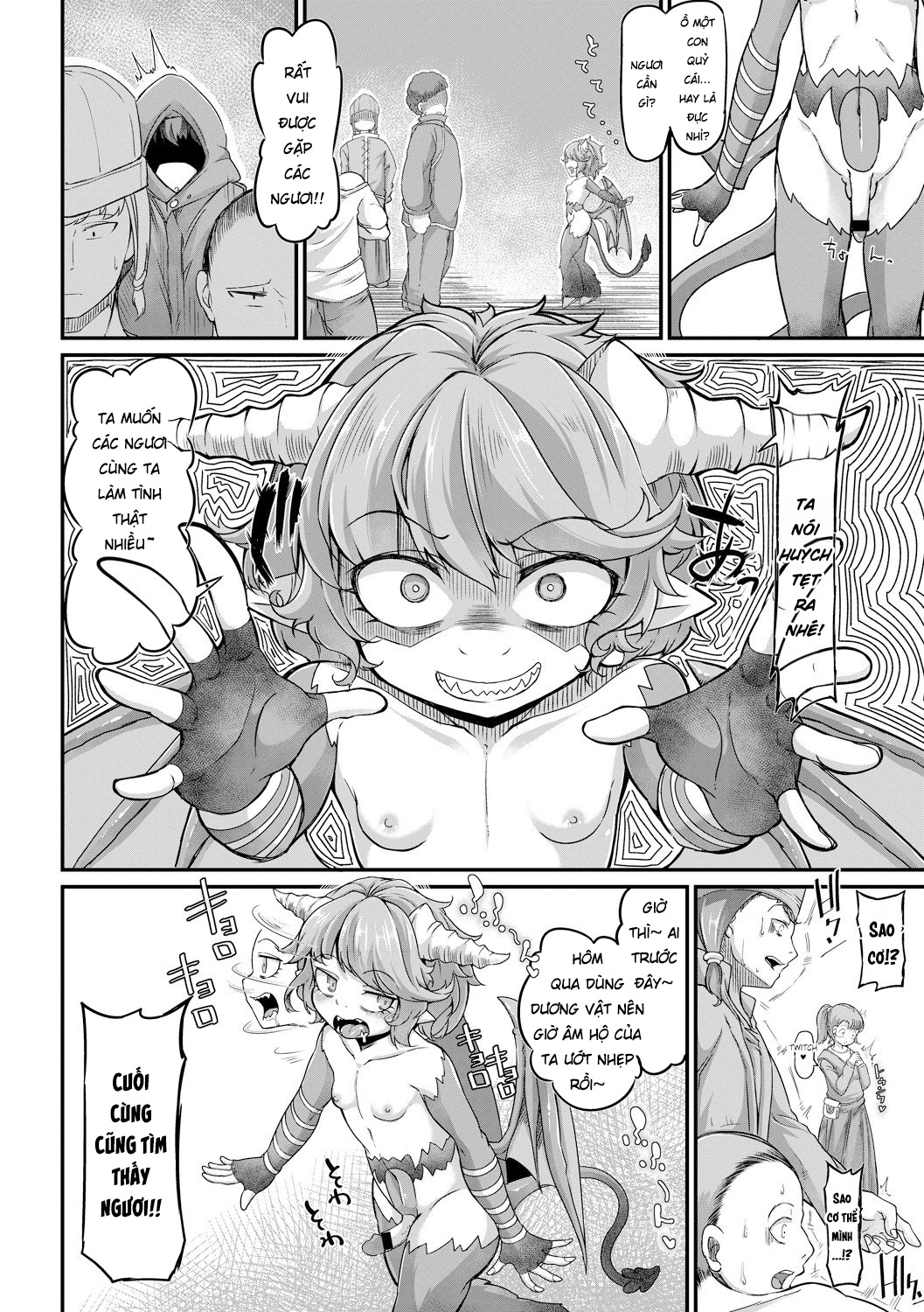 Đọc truyện hentai Fukkou!? Ishu Kouhai -Mazoku to Ningen no Kyousei Jidai - Oneshot