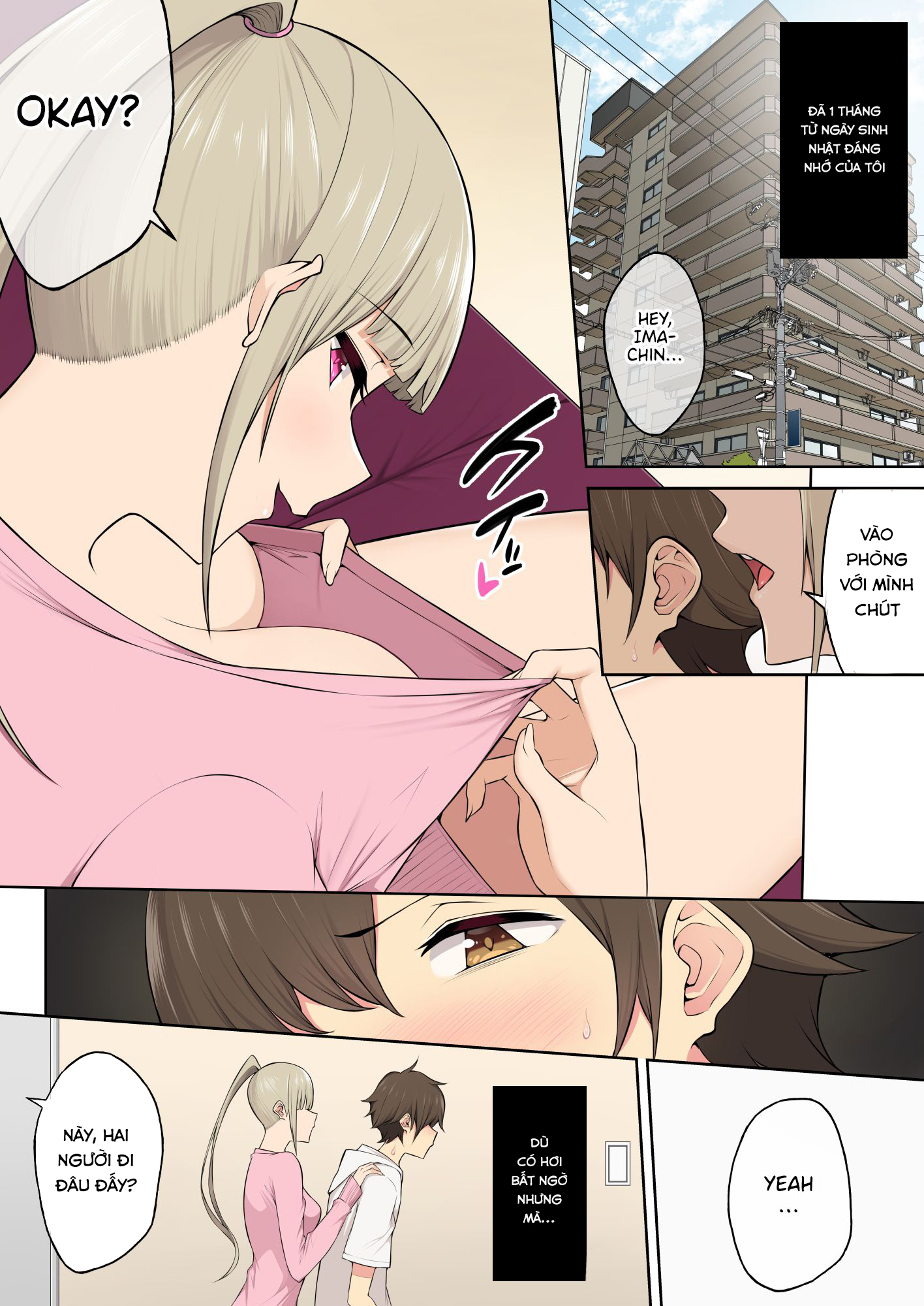 Đọc truyện hentai Imaizumi đưa cả bầy Gyaru về nhà mình - Chap 4.1