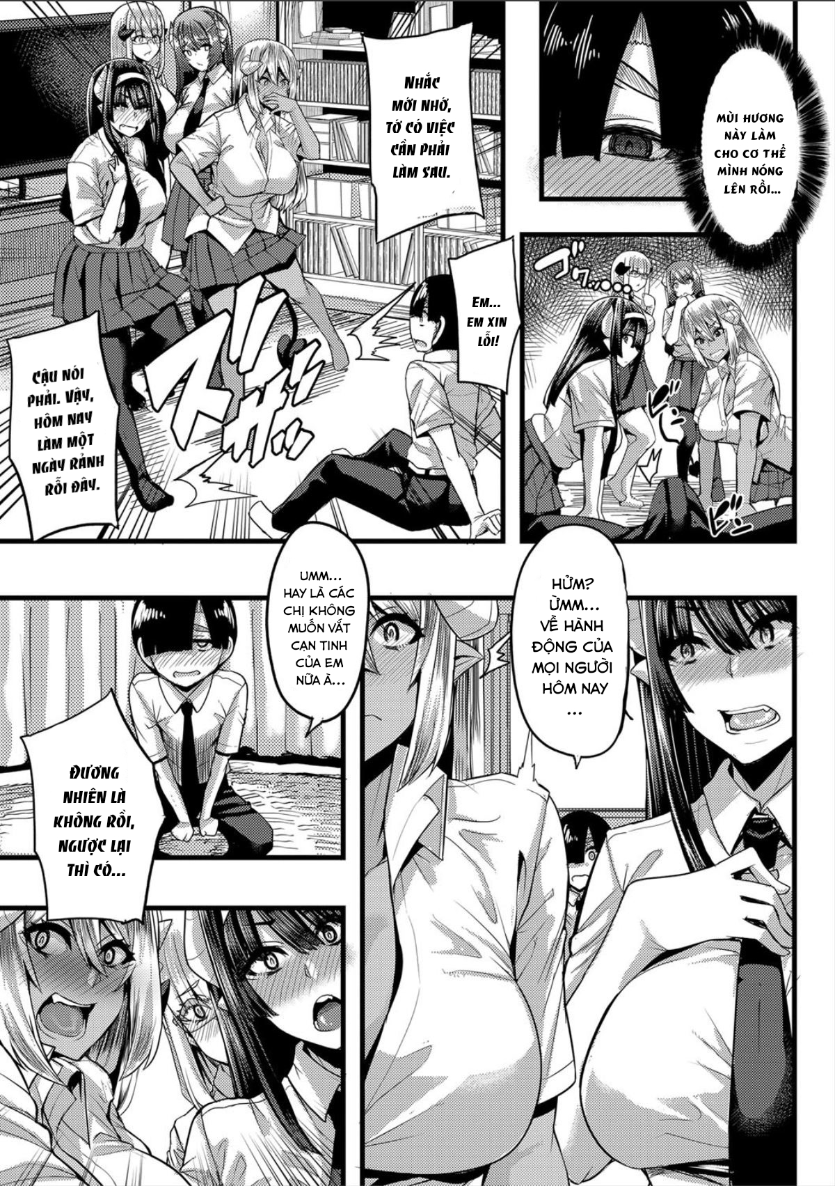 Đọc truyện hentai Succubus Sakusei-bu - Chap 4