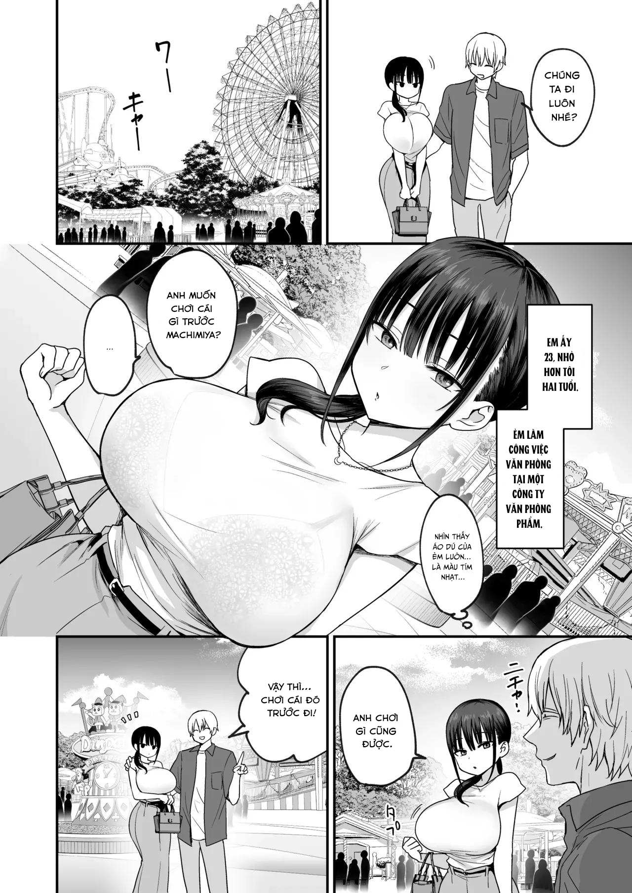 Đọc truyện hentai Muhyoujou de Dosukebe na Machimiya-san - Oneshot