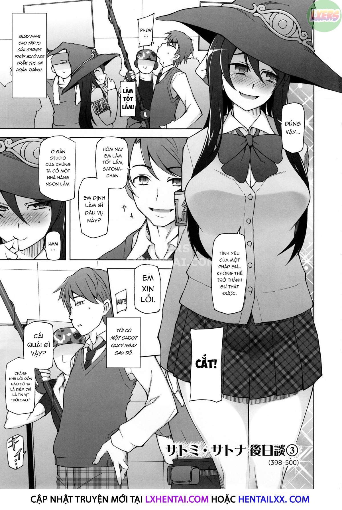 Đọc truyện hentai Kanojo Wa Chou Yuumei Geinoujin... Soshite Boku Ni Naisho De AV Joyuu Satomi-Satona Gojitsudan - Chap 3