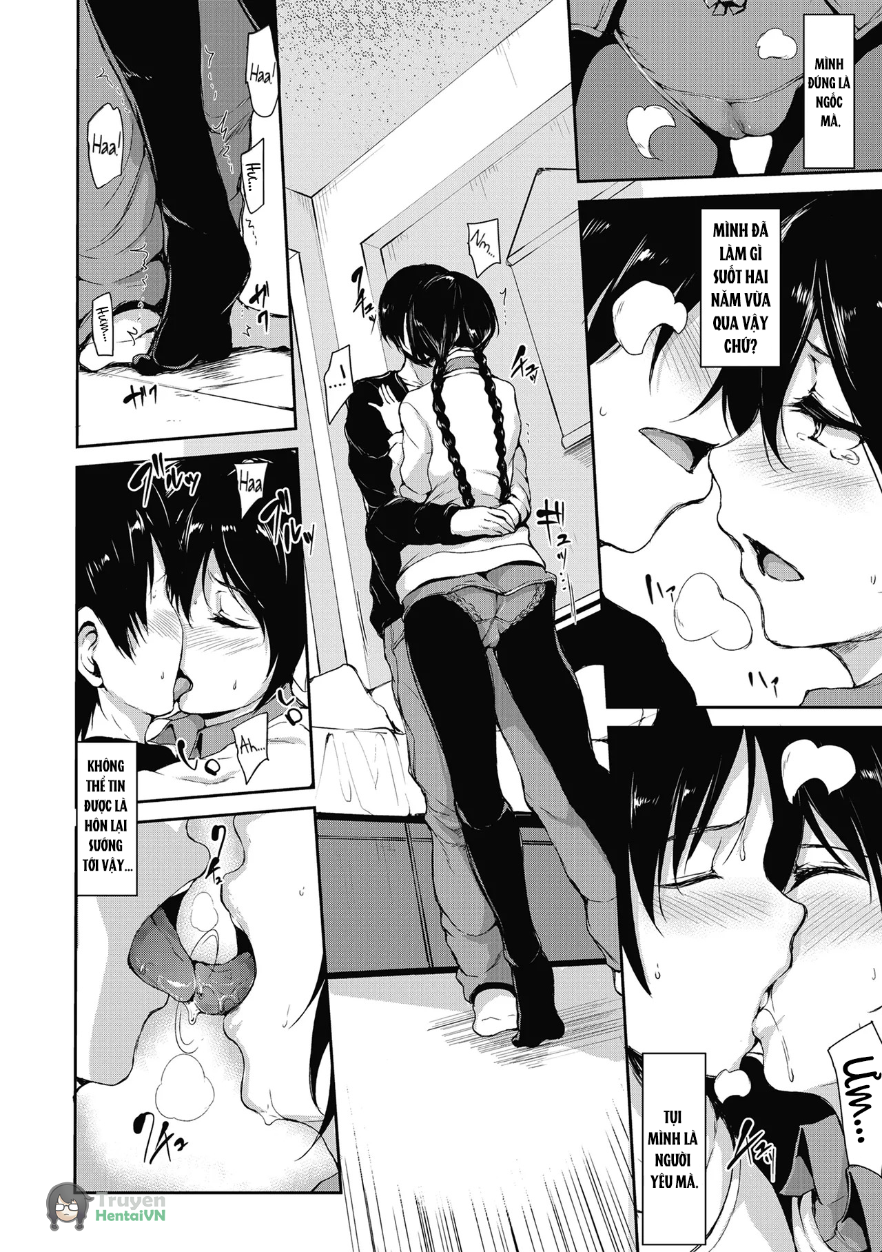 Đọc truyện hentai At Home Harem Fudeoro Sisters - Chap 5 - End
