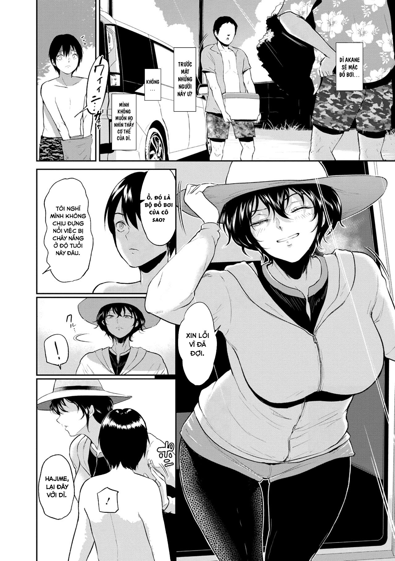 Đọc truyện hentai Mùa hè nóng bỏng của dì tôi - Oneshot