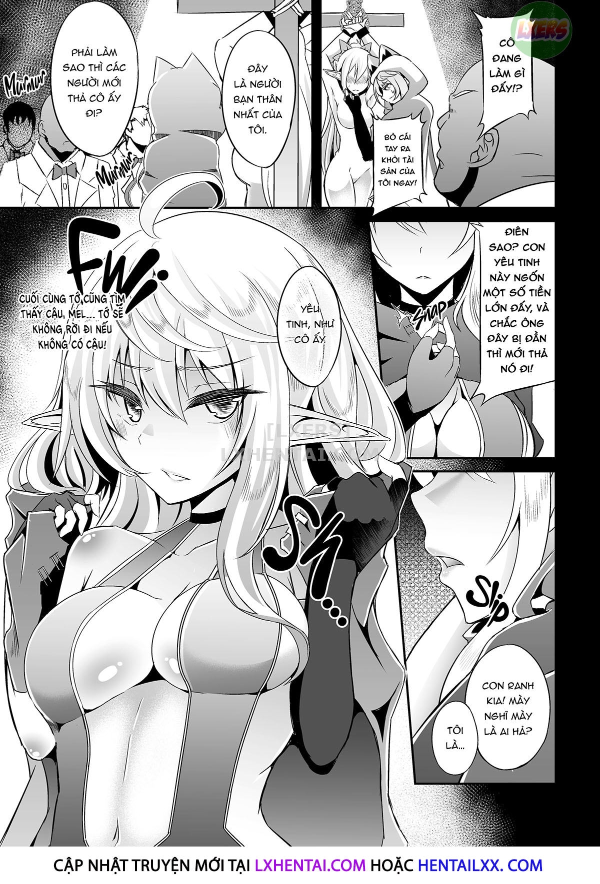 Đọc truyện hentai Nàng Elf chạy trốn - Chap 4