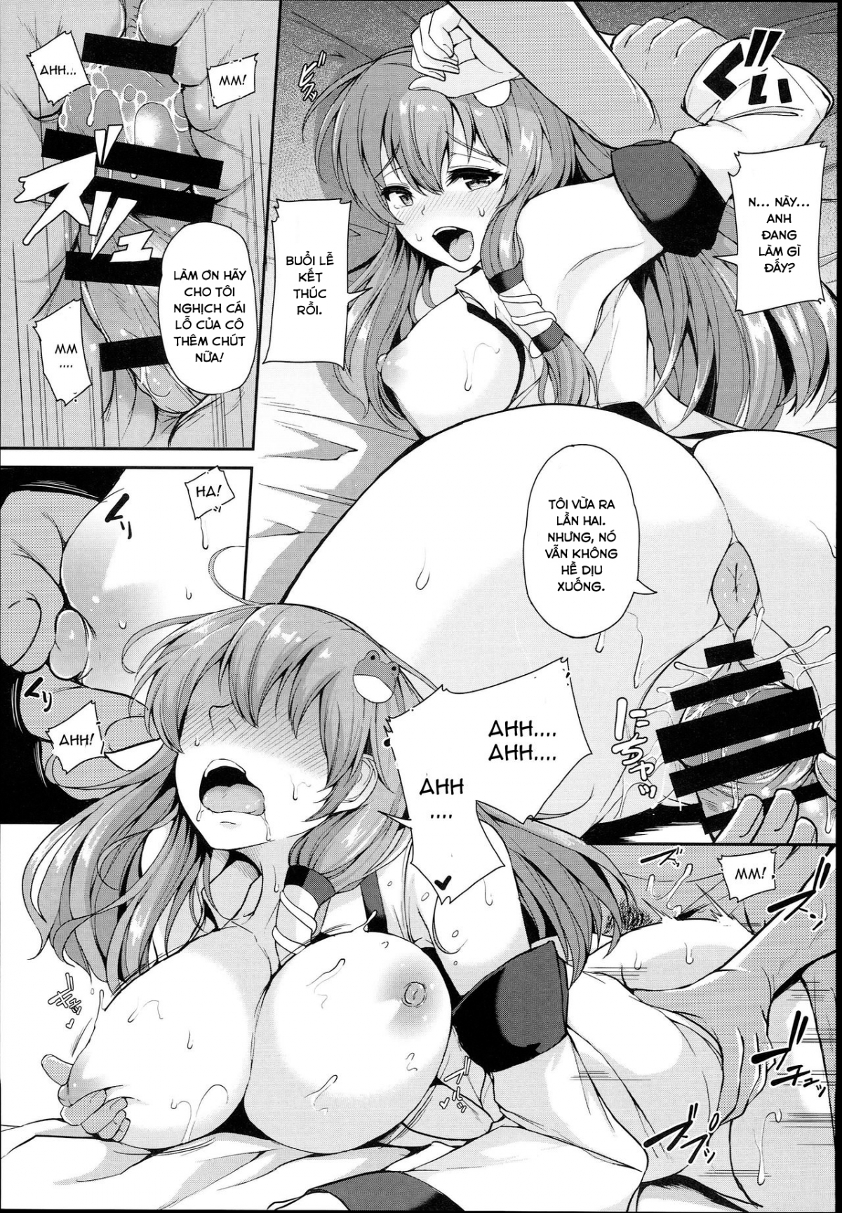 Đọc truyện hentai Sanae-san no Ura Hounousai (Touhou Project) - Oneshot