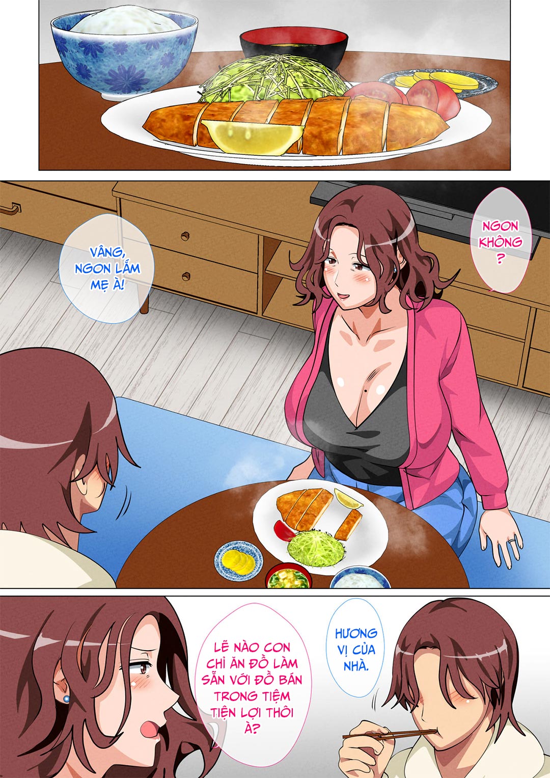 Đọc truyện hentai Mẹ ghé thăm con trai ở Tokyo - Chap 1