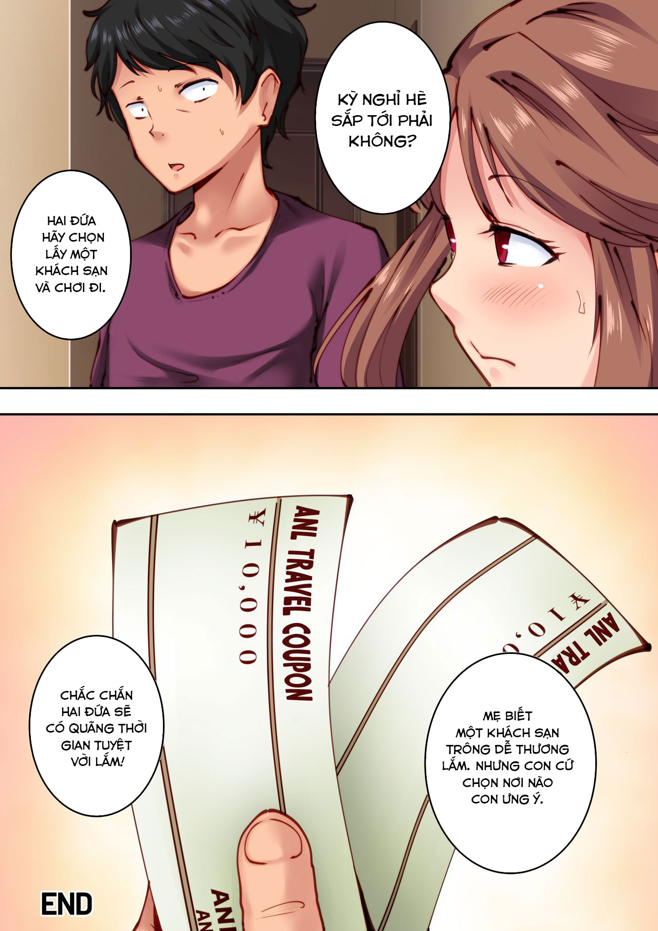 Đọc truyện hentai Home Alone Romp with my Childhood Friend - Oneshot