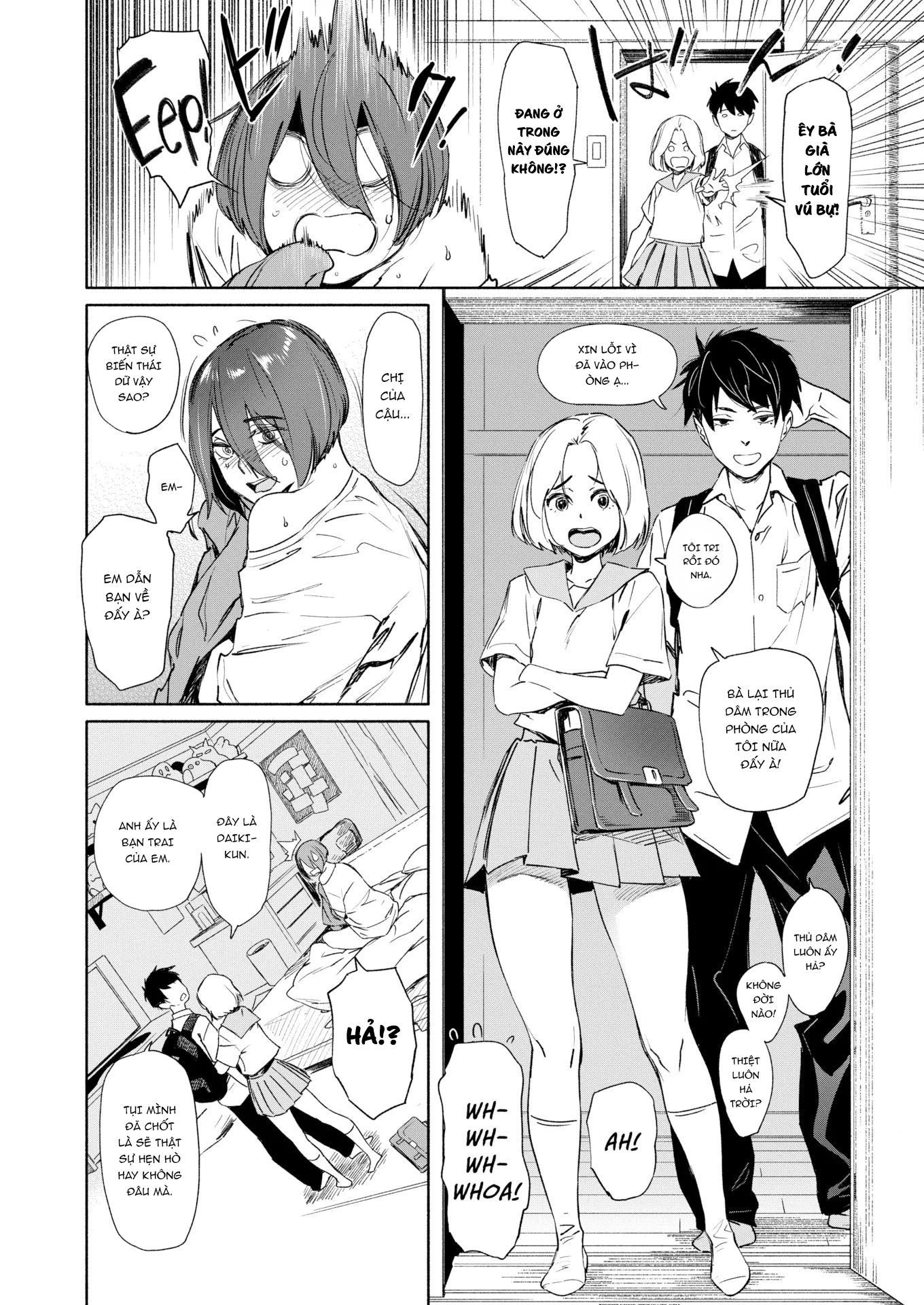 Đọc truyện hentai Chị hai gắn kết hai đứa mình - Oneshot