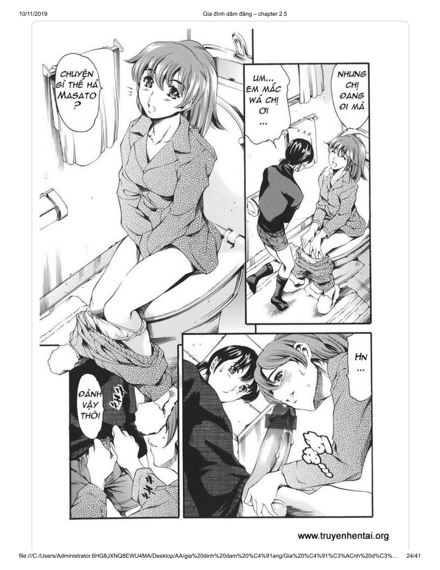 Đọc truyện hentai Katei no Jijou - Chap 4