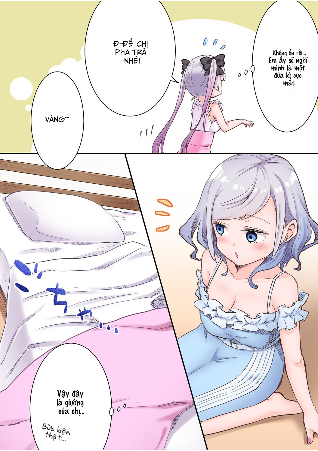 Đọc truyện hentai Twin Sisters' Yuri Life - Chap 1