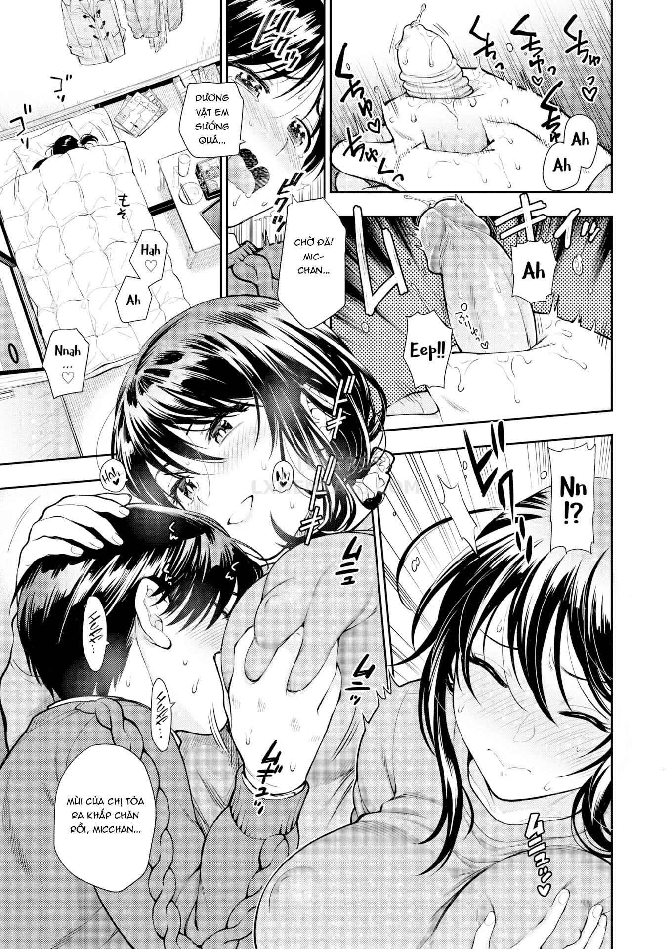 Đọc truyện hentai Doutei Otouto to Bitch Ane - Chap 8