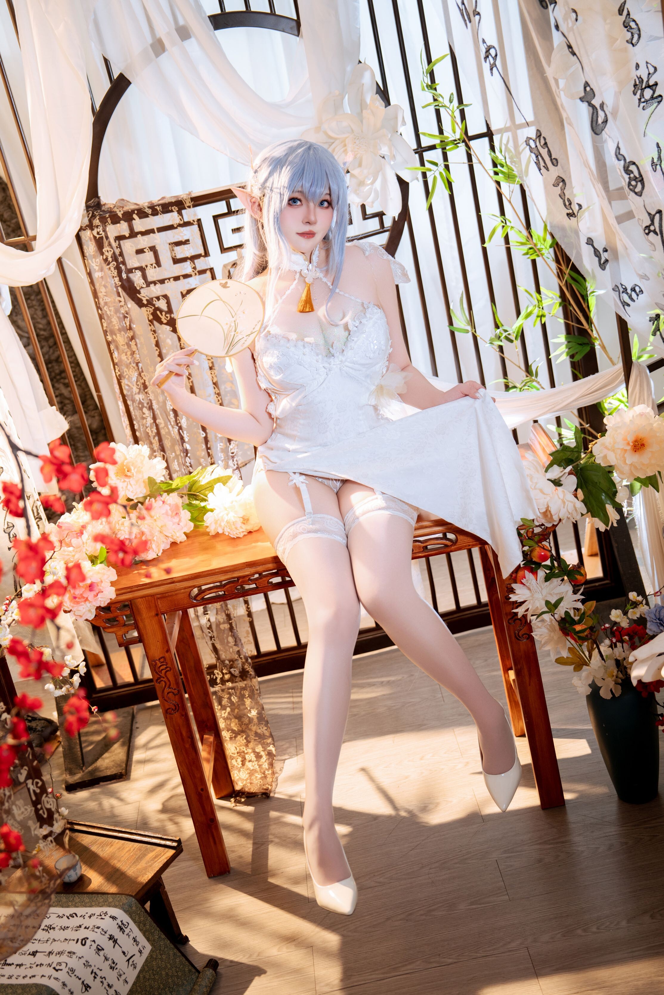 Đọc truyện hentai Tuyển tập Albums siêu phẩm Cosplay - Chap 978 - Natsuko - Azur Lane Albion Cheongsam