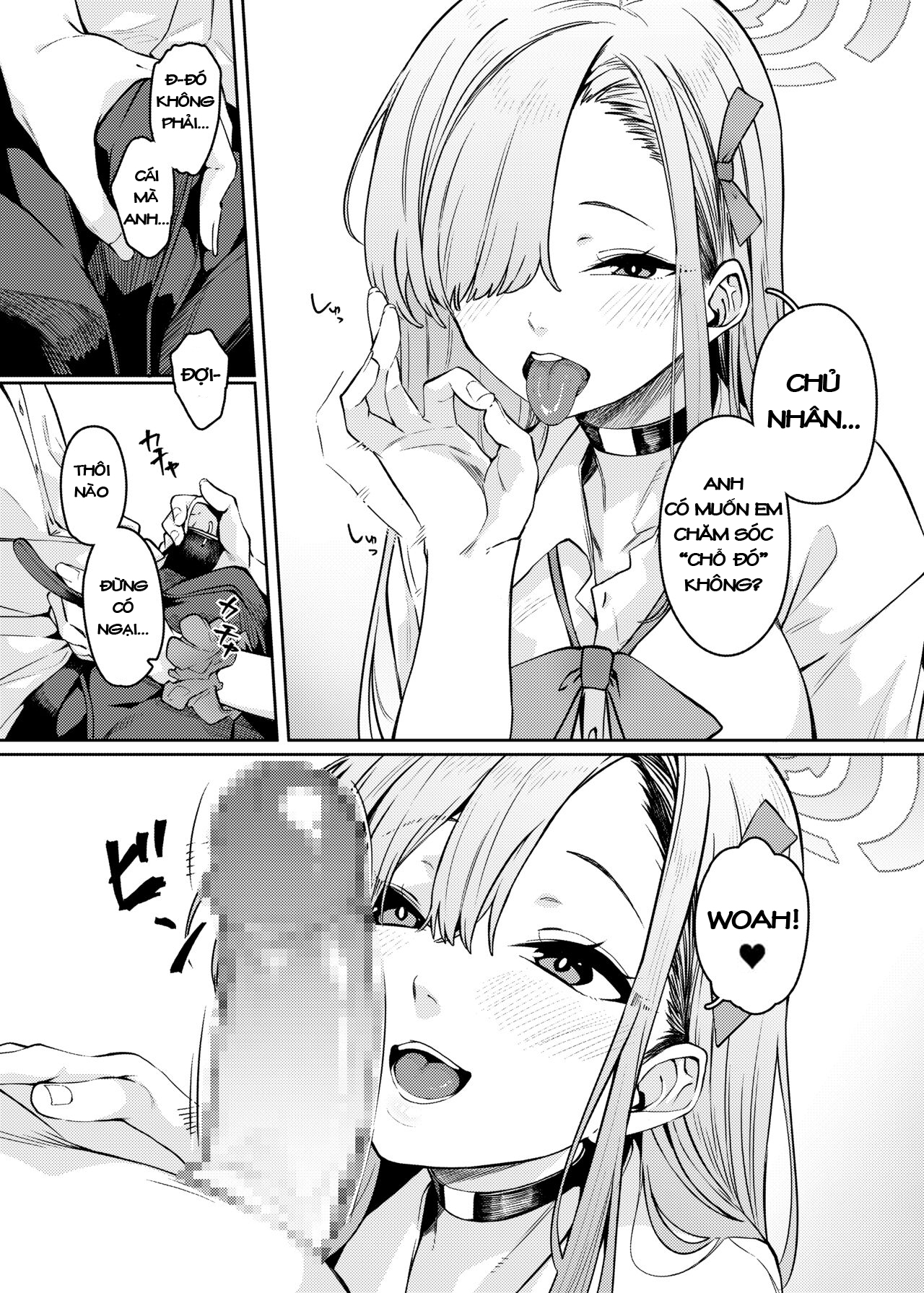 Đọc truyện hentai Pink Archive (Blue Archive) - Oneshot (Hairy version)