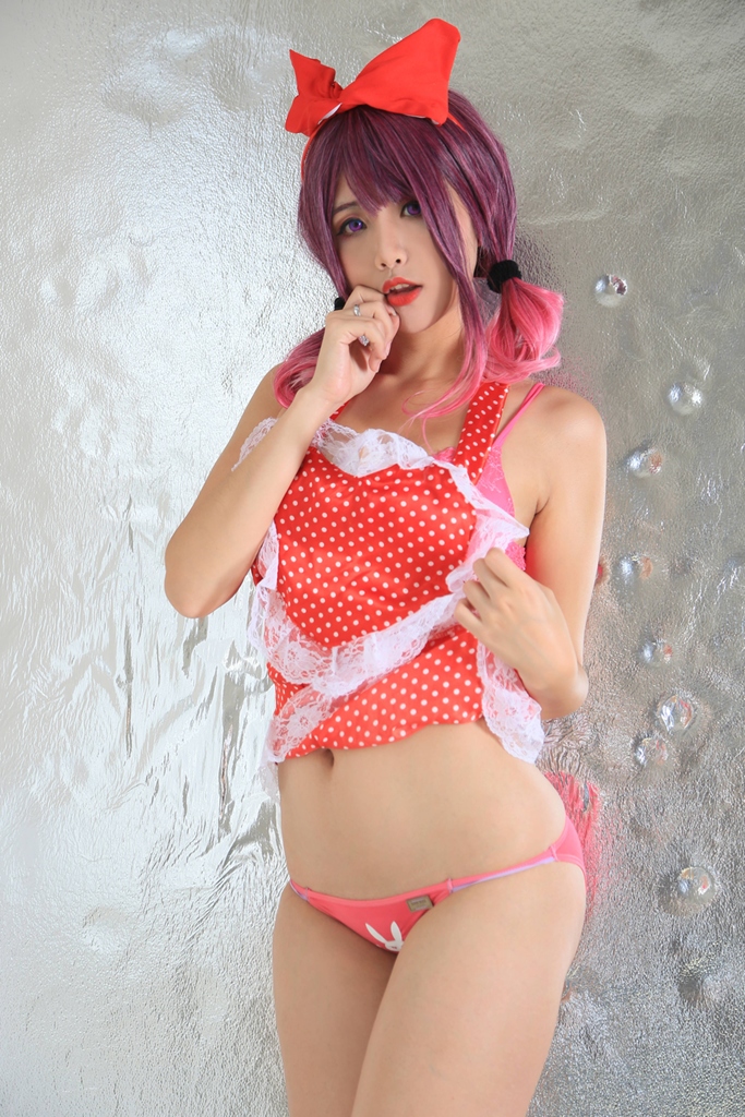 Đọc truyện hentai Tuyển tập Albums siêu phẩm Cosplay - Chap 358 - Hana Bunny – Red Heart Apron