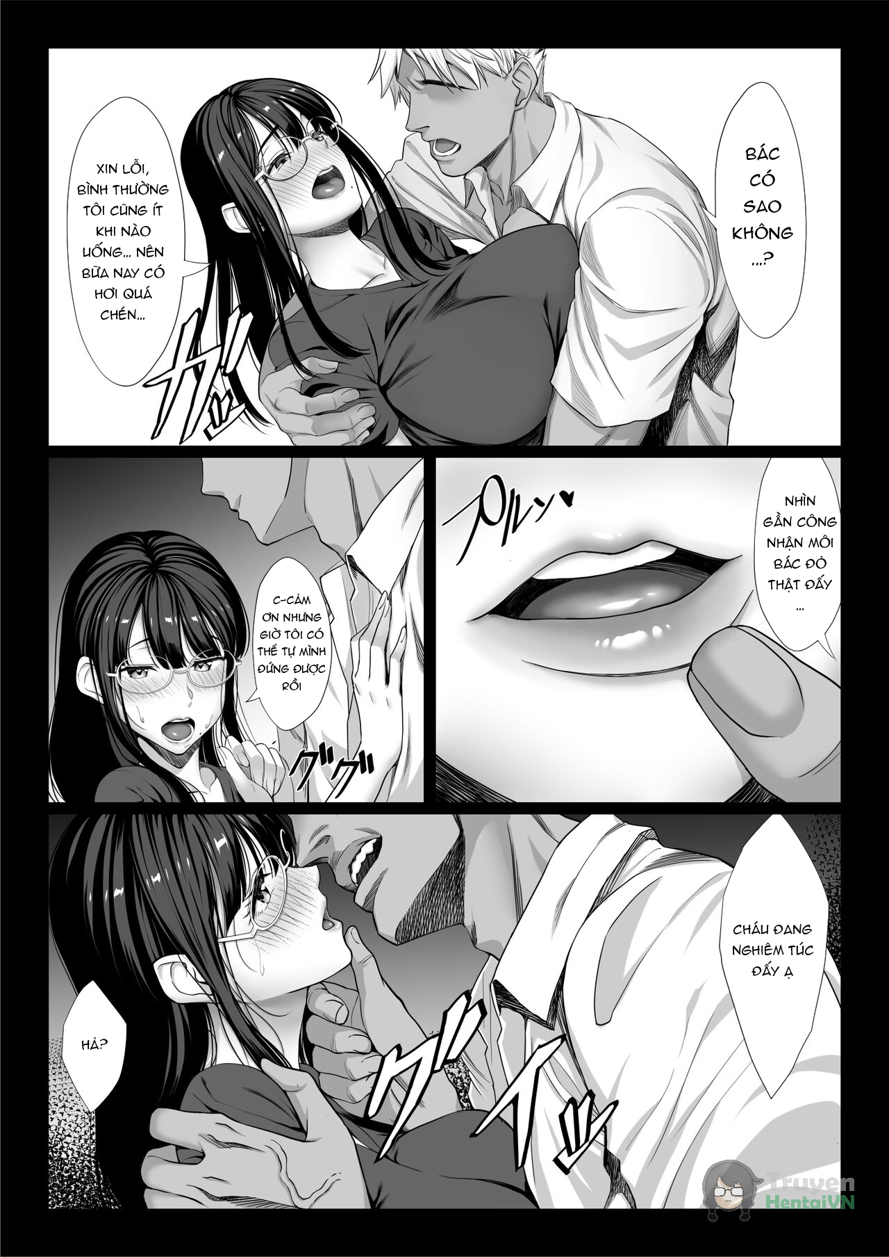 Đọc truyện hentai Jimi na Hitozuma ga Toshishita Chinpo de Maso Ochi suru Hanashi - Oneshot