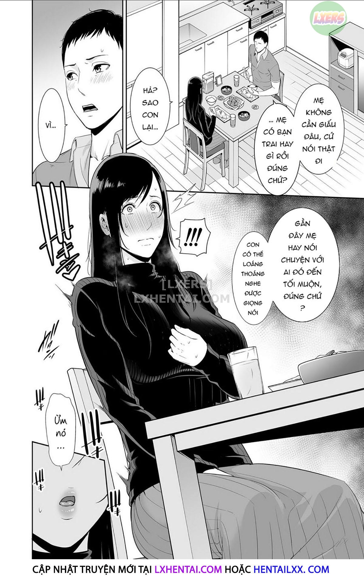 Đọc truyện hentai Haha wa Yoru ni Saku Single Mother no Haishin Kiroku - Oneshot