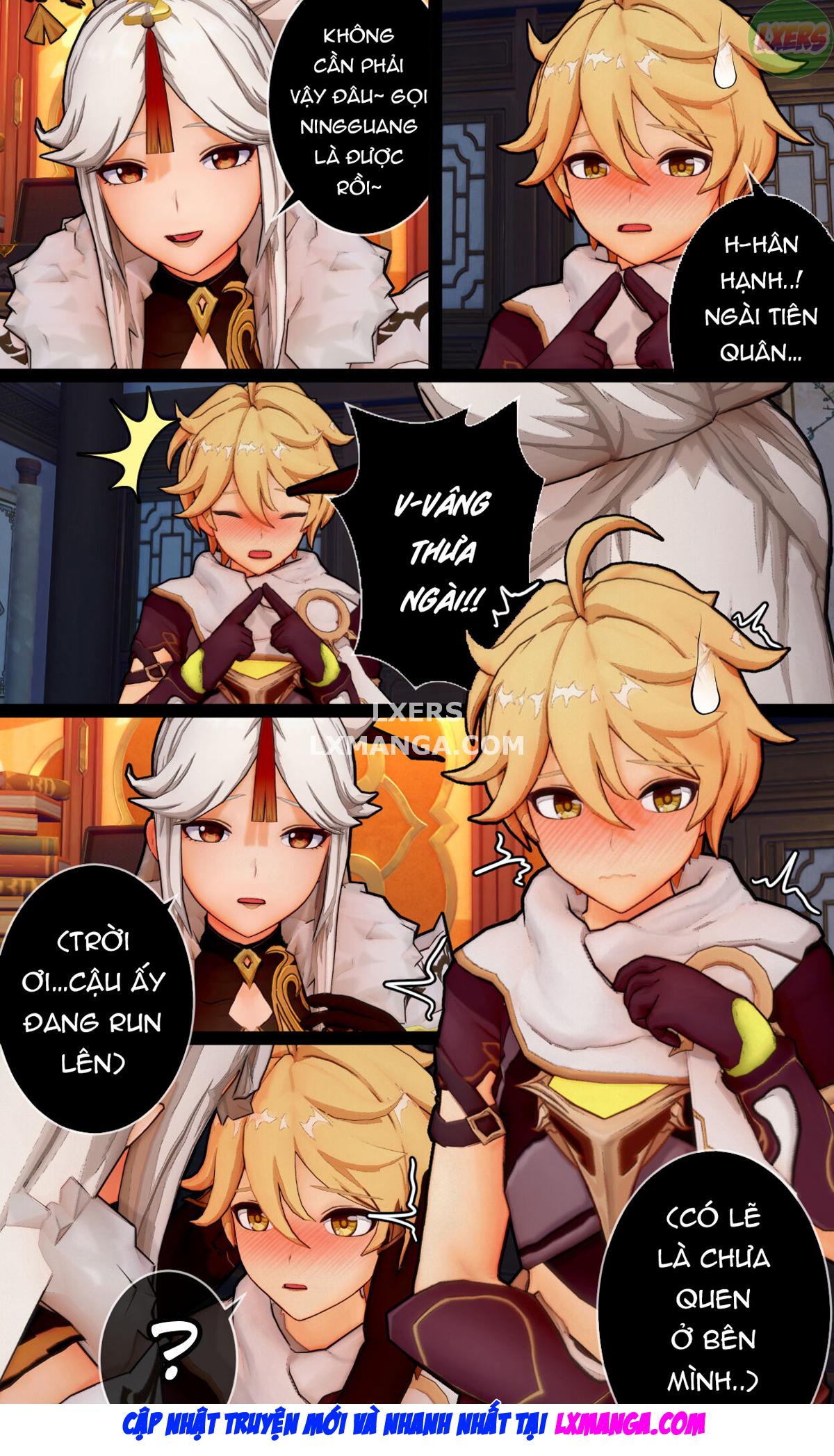 Đọc truyện hentai Lời tri ân đặc biệt của Ningguang - Oneshot