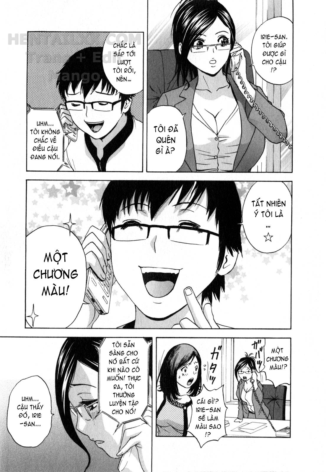 Đọc truyện hentai Life With Married Women Just Like A Manga - Chap 14