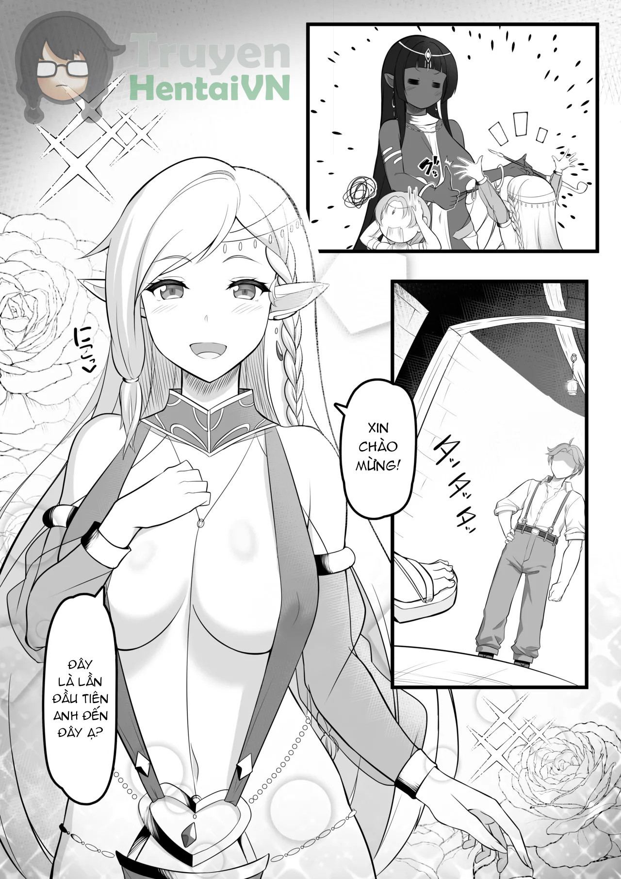 Đọc truyện hentai Odoriko Shoukan ni Ittara, Bijin Elf no Odoriko ga Ippai Shiboritotte Kureta Ohanashi - Oneshot