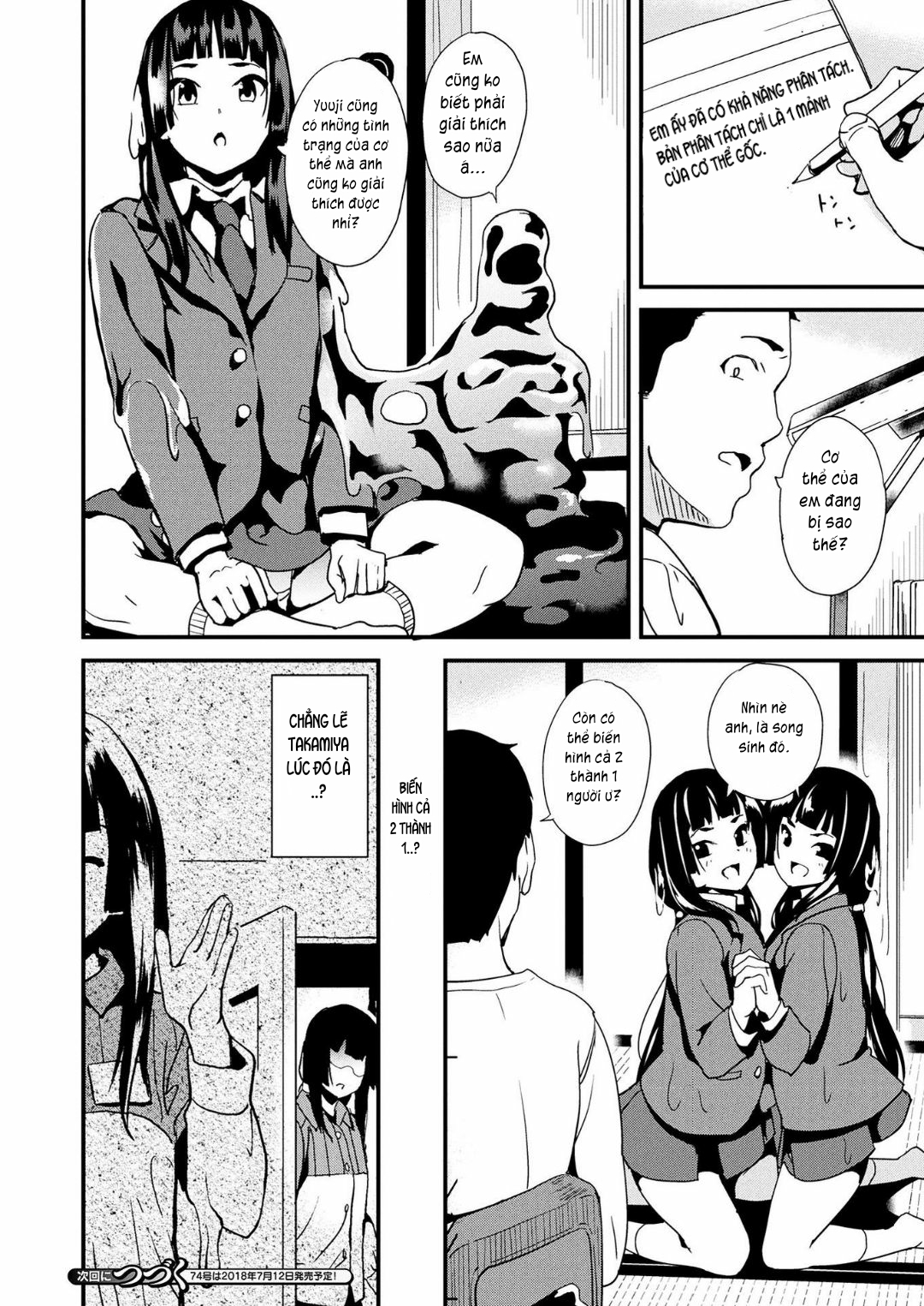 Đọc truyện hentai Sống cùng bé Slime. - Chap 2: Phân tách cơ thể.