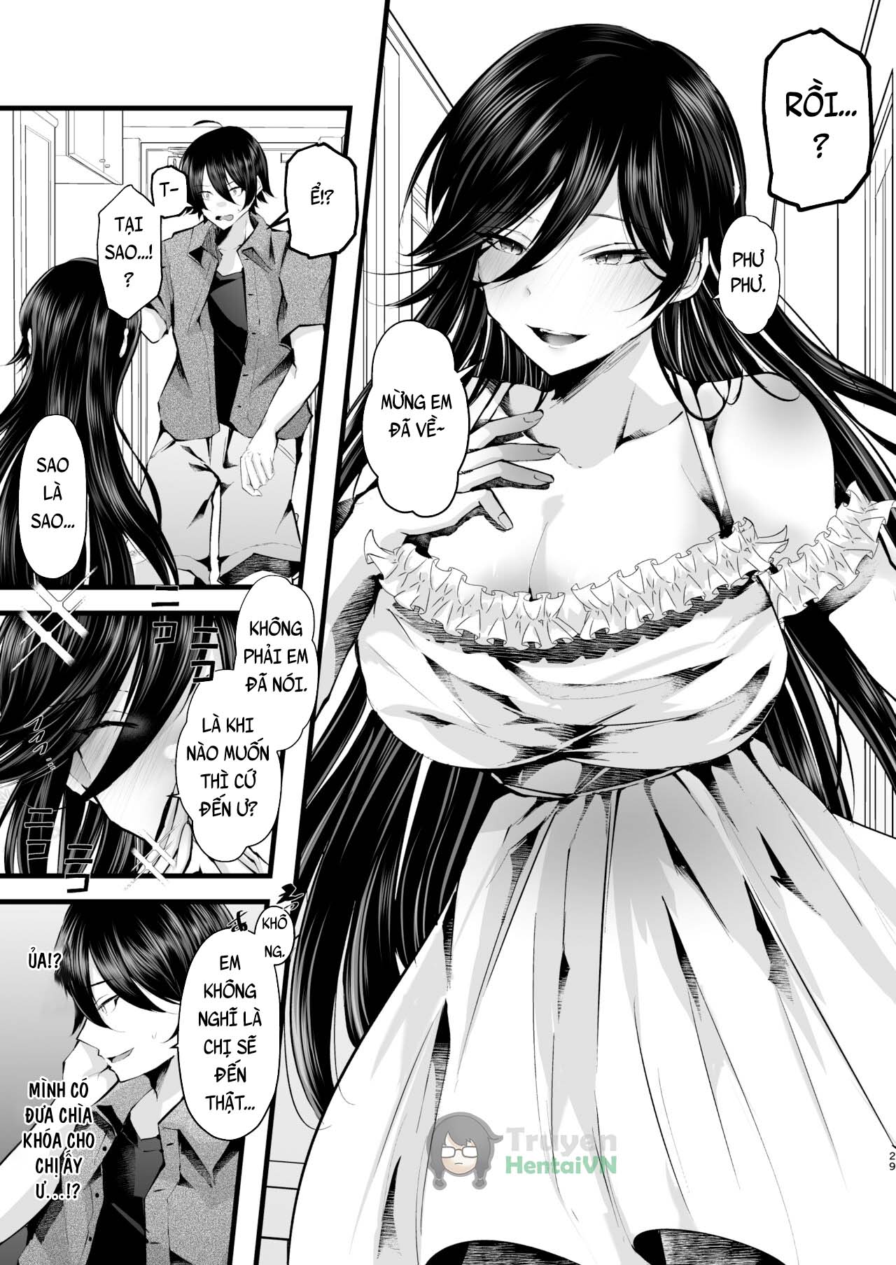 Đọc truyện hentai Boku o Shinu made Amayakashite Kureru Zenkoutei Onee-san - Oneshot