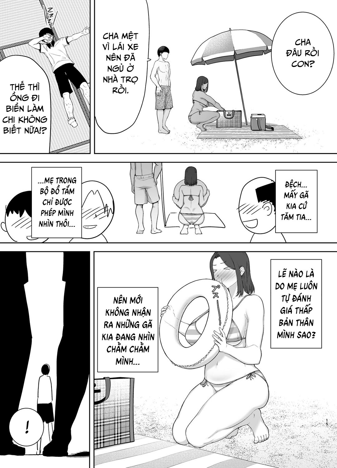 Đọc truyện hentai Mẹ là người phụ nữ mà tôi yêu - Chap 3 - Đi biển vào kỳ nghỉ hè
