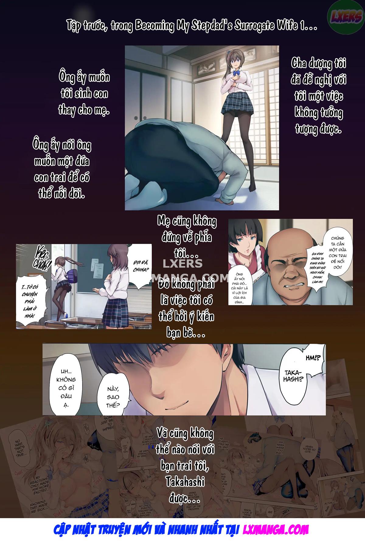 Đọc truyện hentai Trở Thành Vợ Thay Thế Của Cha Dượng - Chap 2