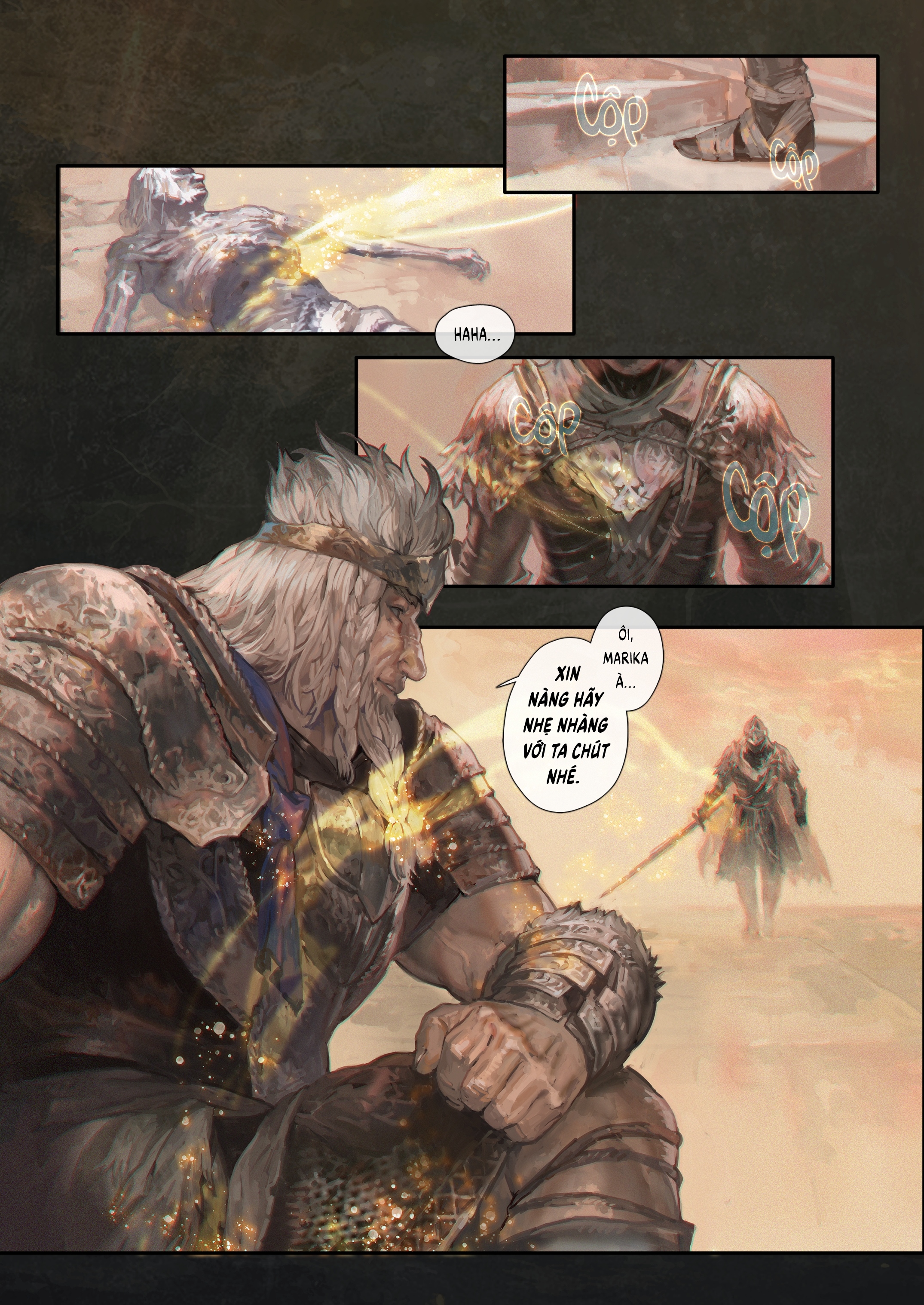 Đọc truyện hentai Hoàng Kim Thụ Lộc ~Dưới chân Erdtree~ - Bú fame nhẫn cỏ