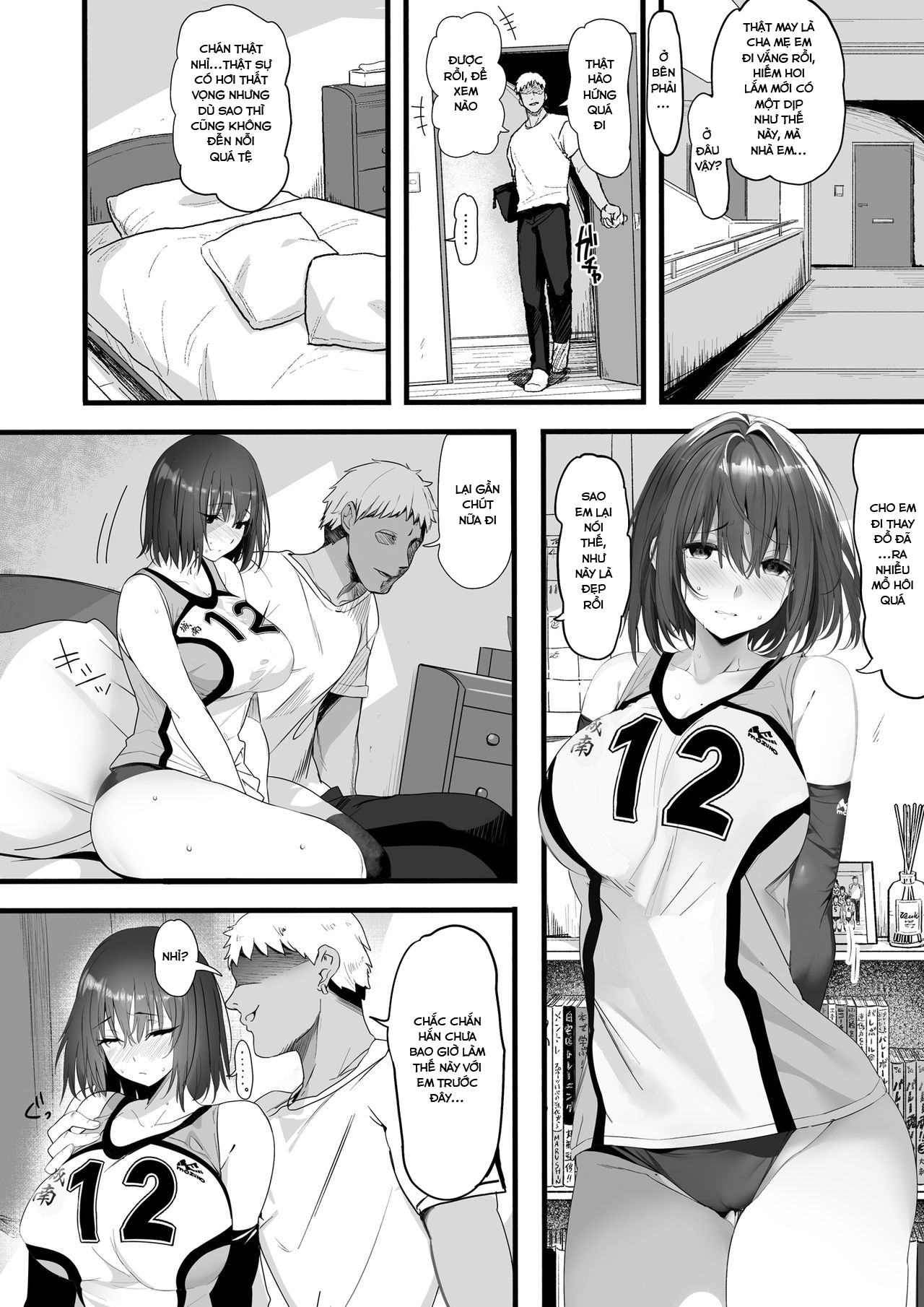 Đọc truyện hentai Koushinchou Volley-bu no Seisokei Kanojo ga Senpai no Mono ni Natte Shimau Ichibushijuu - Chap 1
